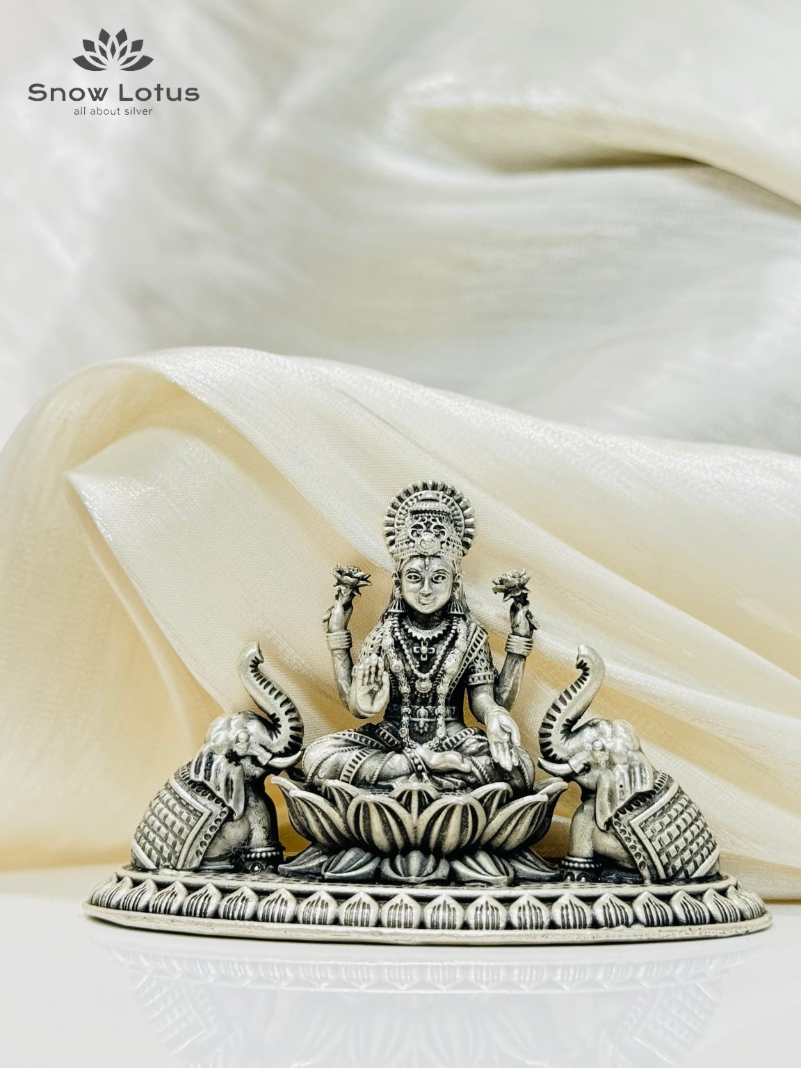Gaja Lakshmi Peetam Antique 3D