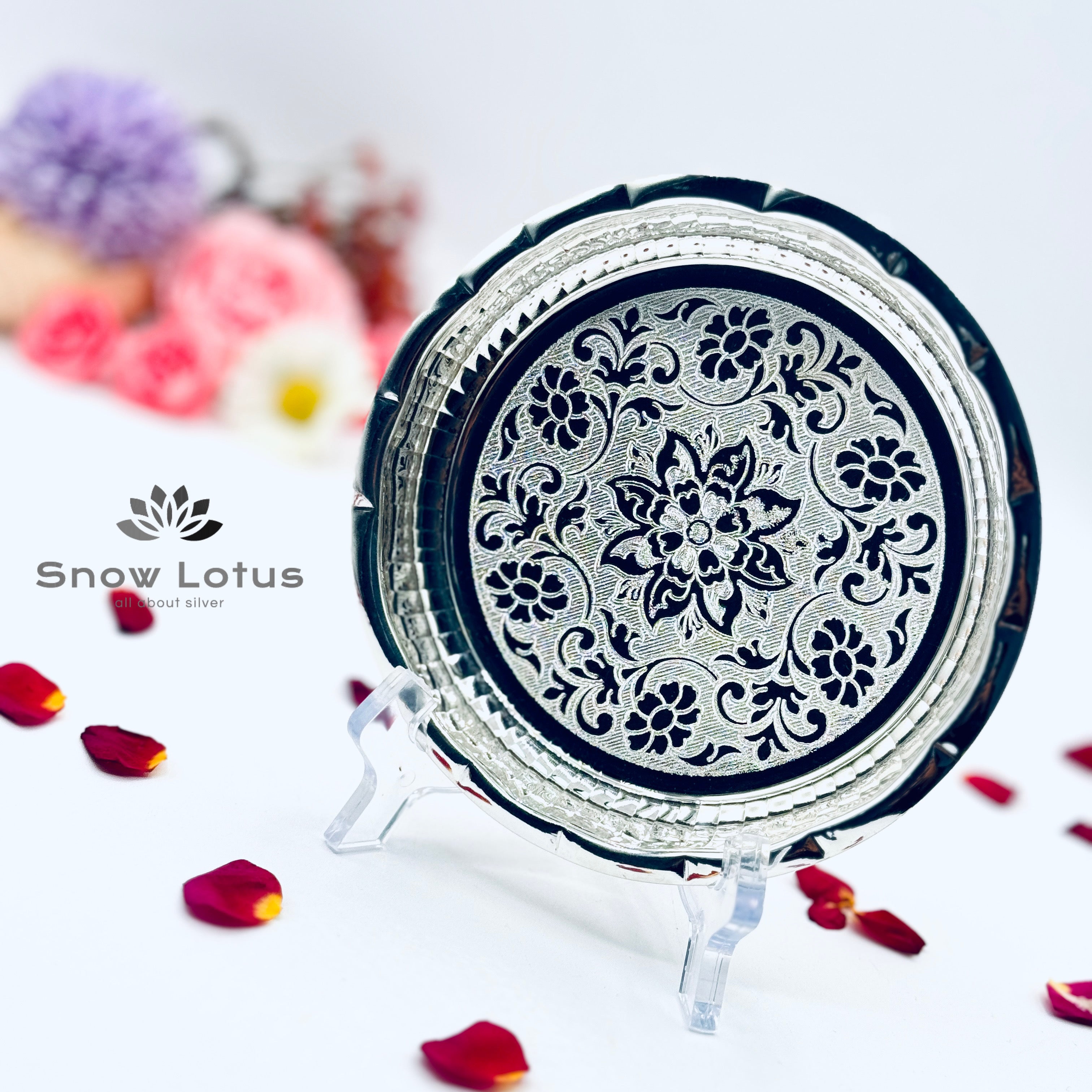 Light Weight Pooja Plates Nakshi