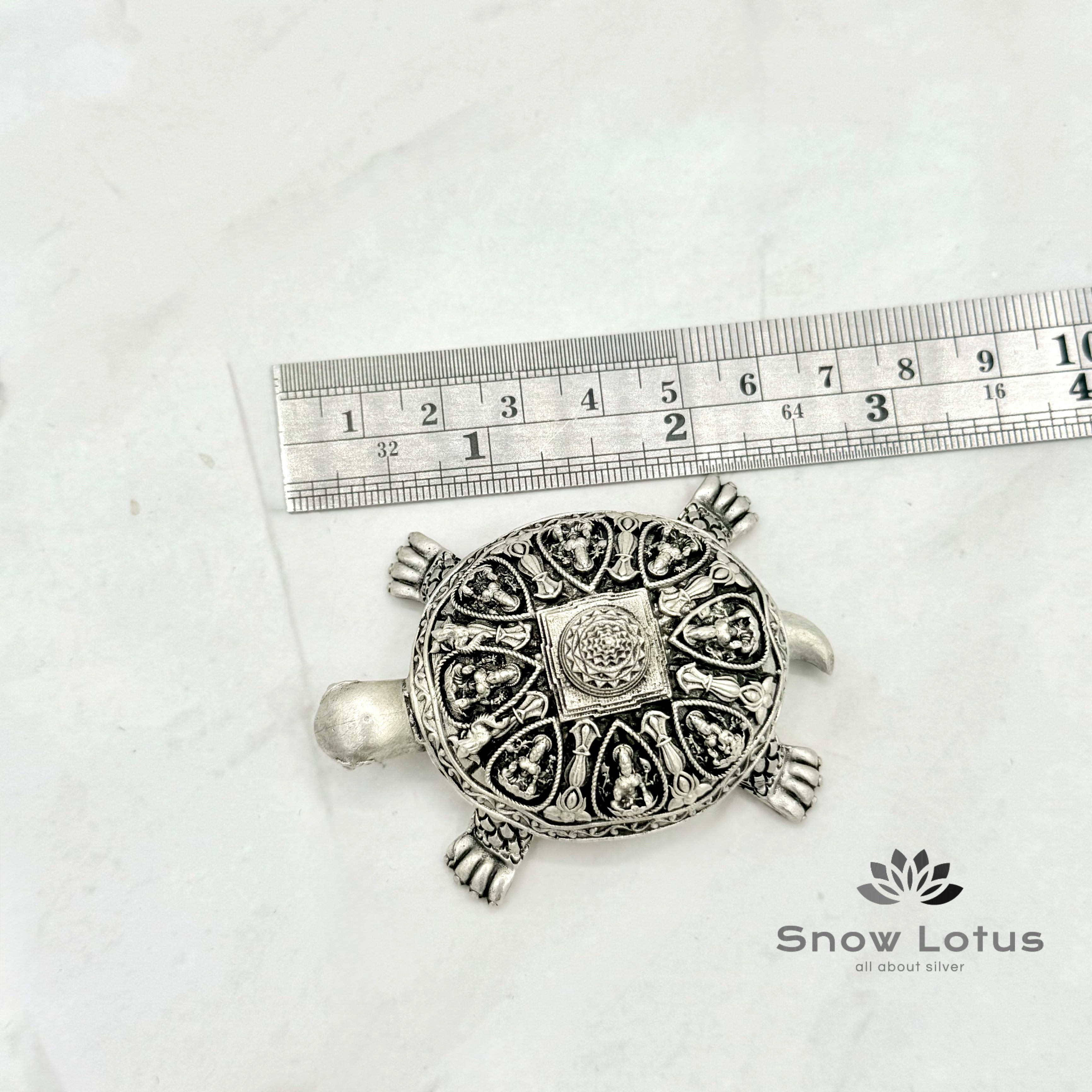 Turtle Shree Yantra with AshtaLakshmi