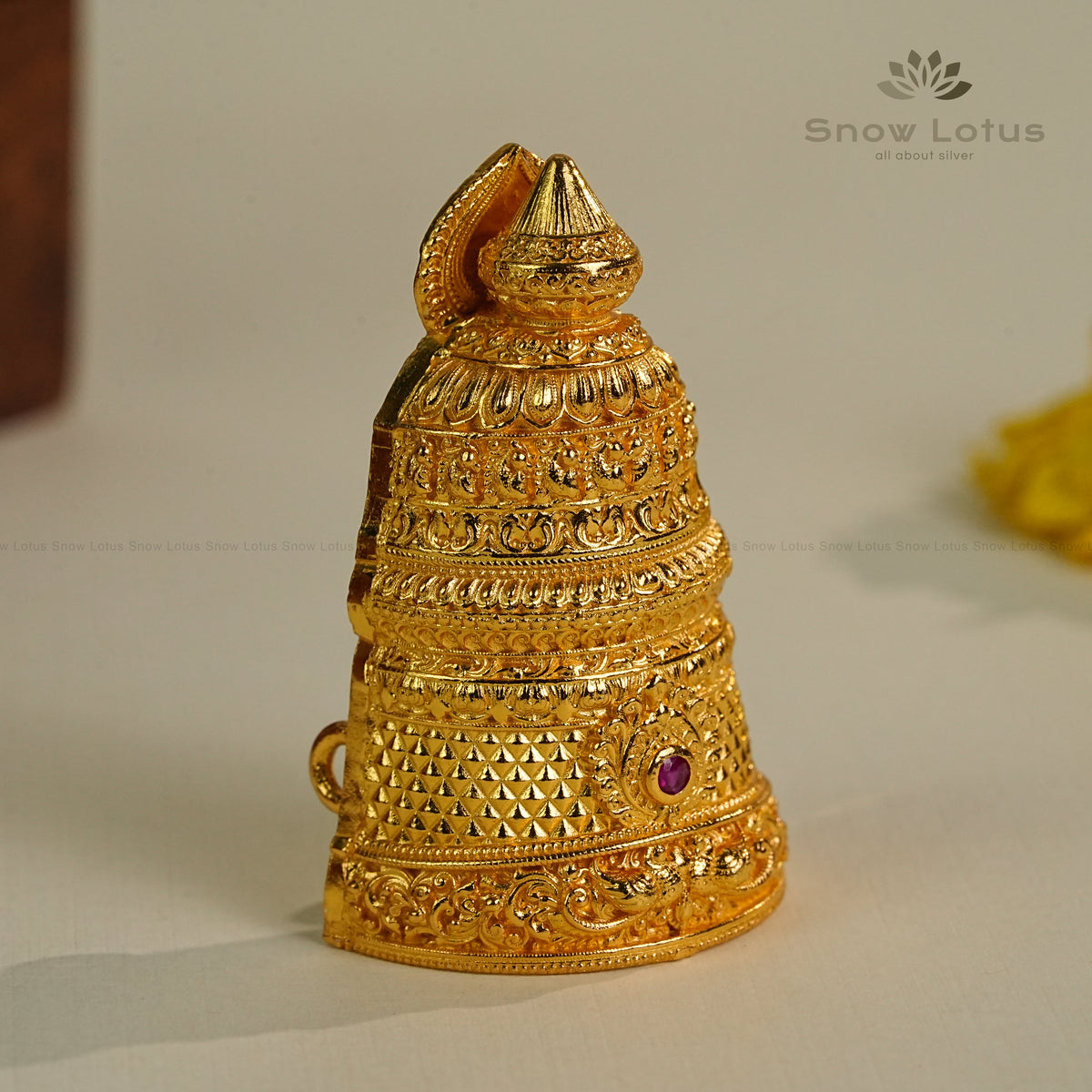 22K Gold Plated Half Kireetam