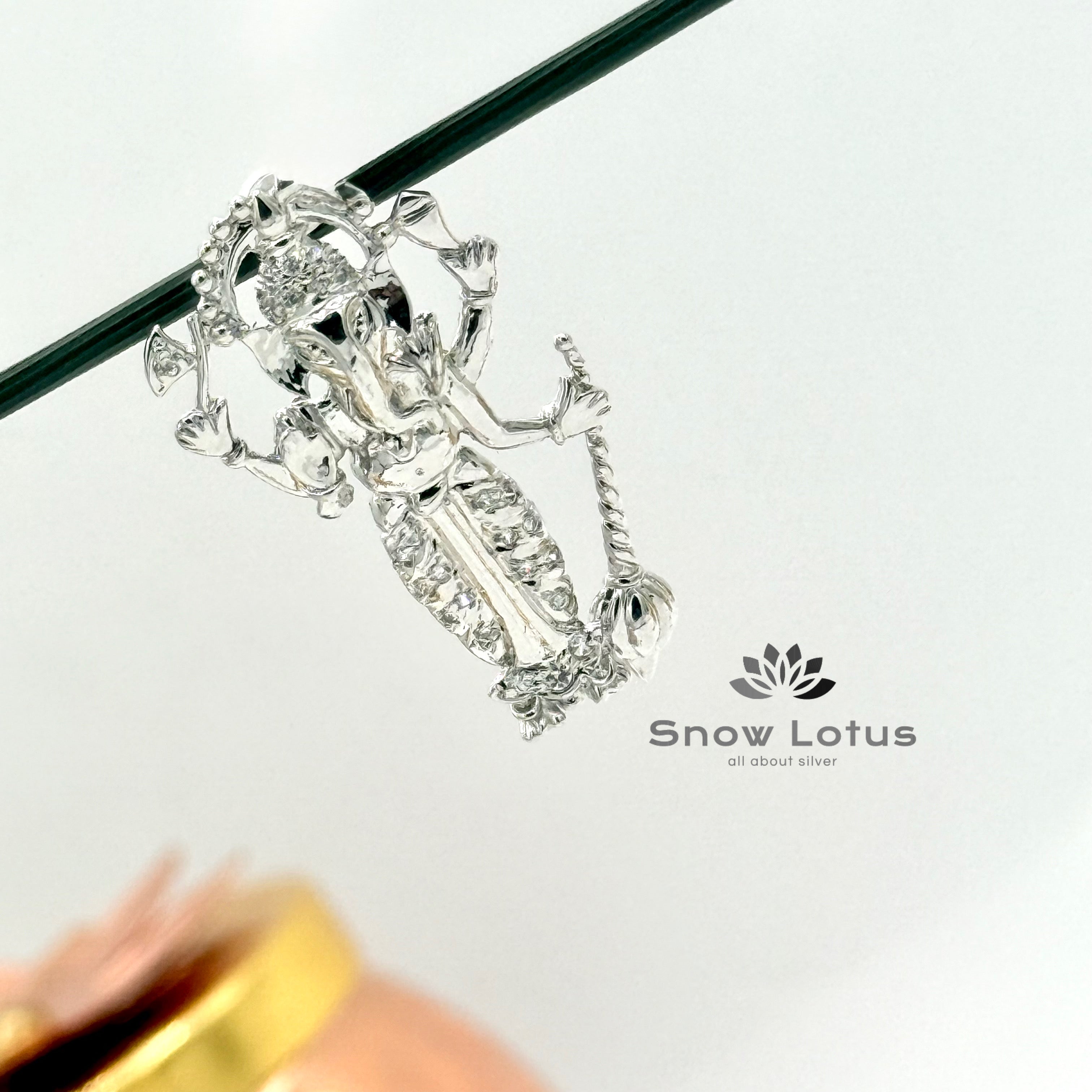 Ganesha CZ Pendant
