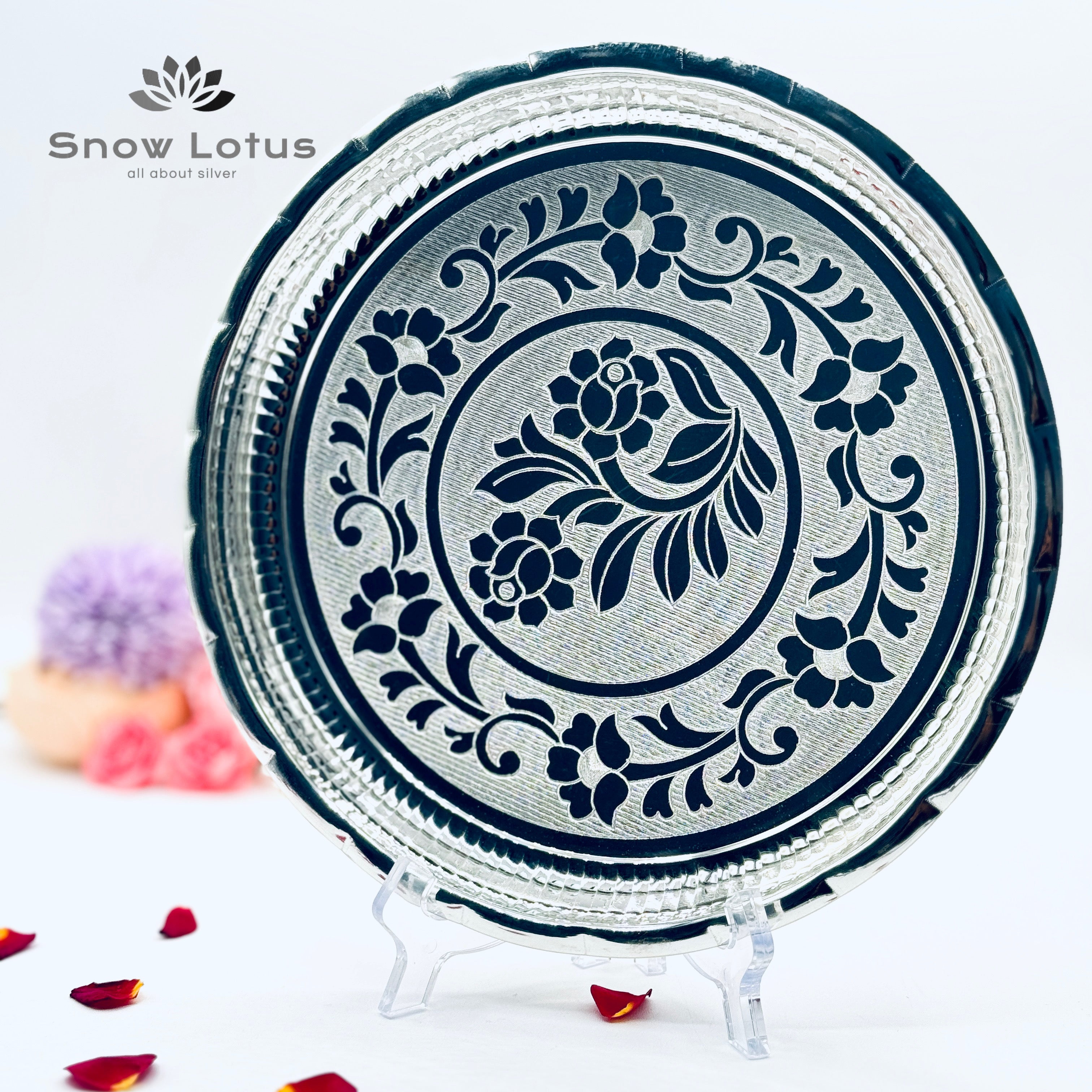 Light Weight Pooja Plates Nakshi