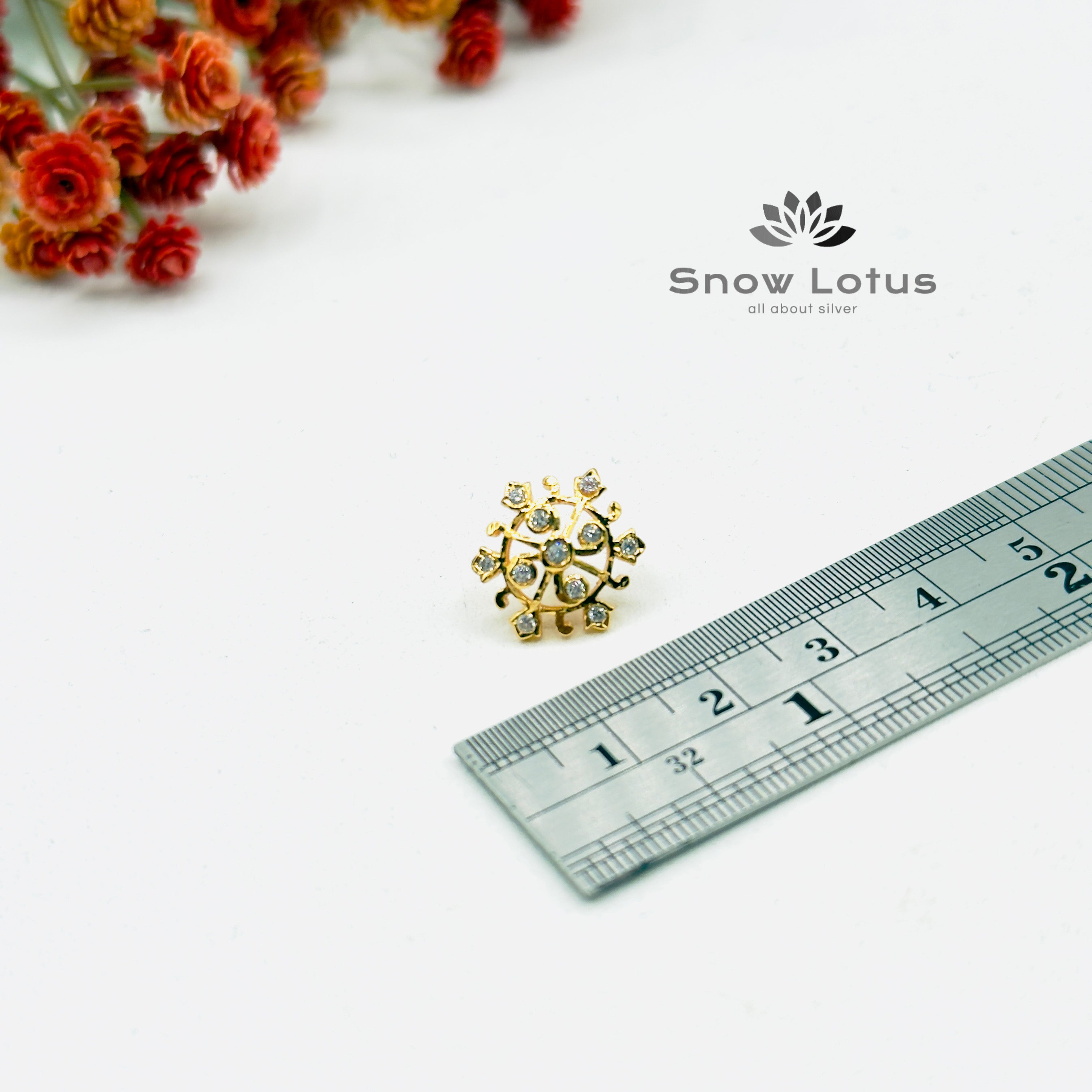 Elegant White Mini Studs