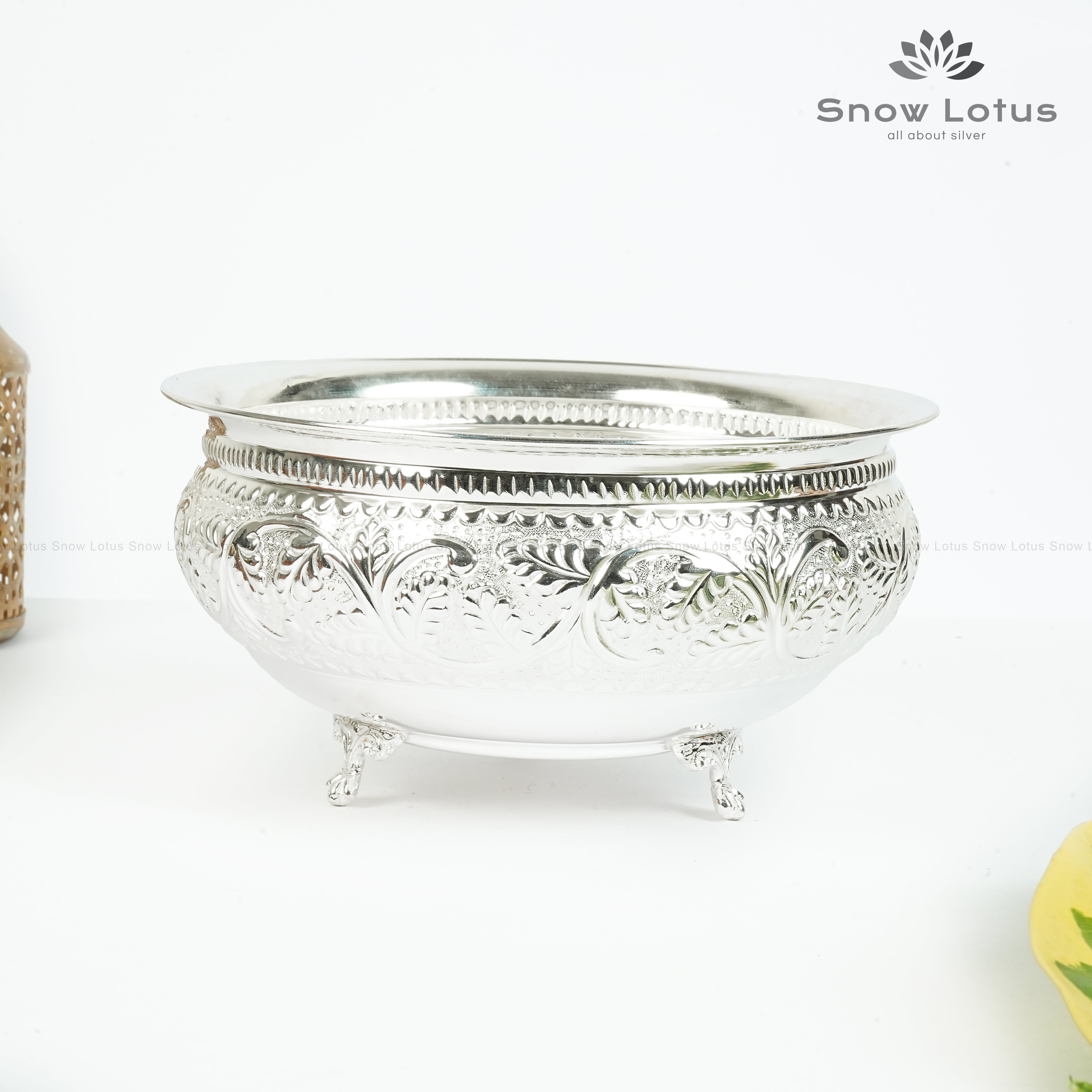 Nakshi Pooja Bowls with Legs