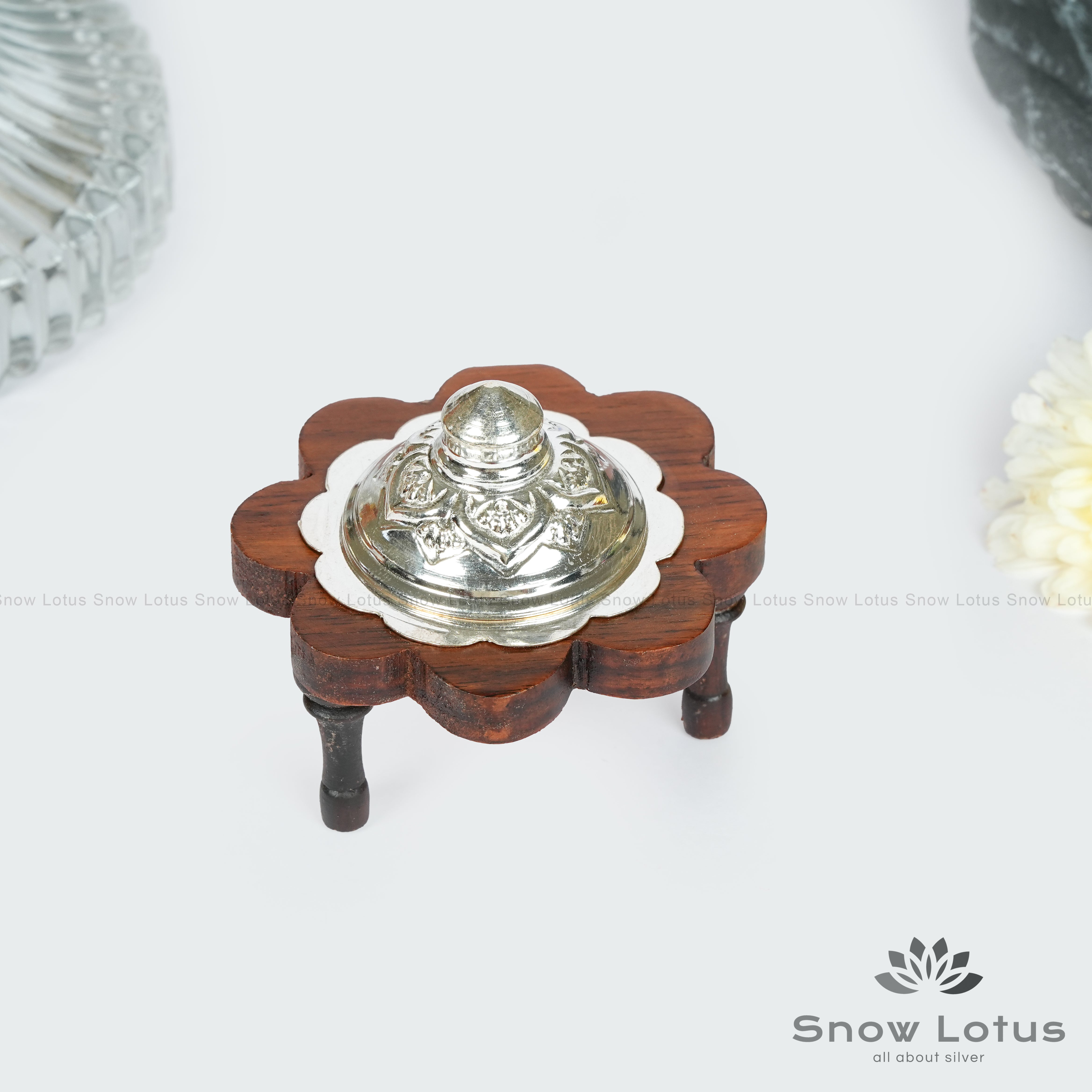 Rose Wood Mallika Kumkum Box