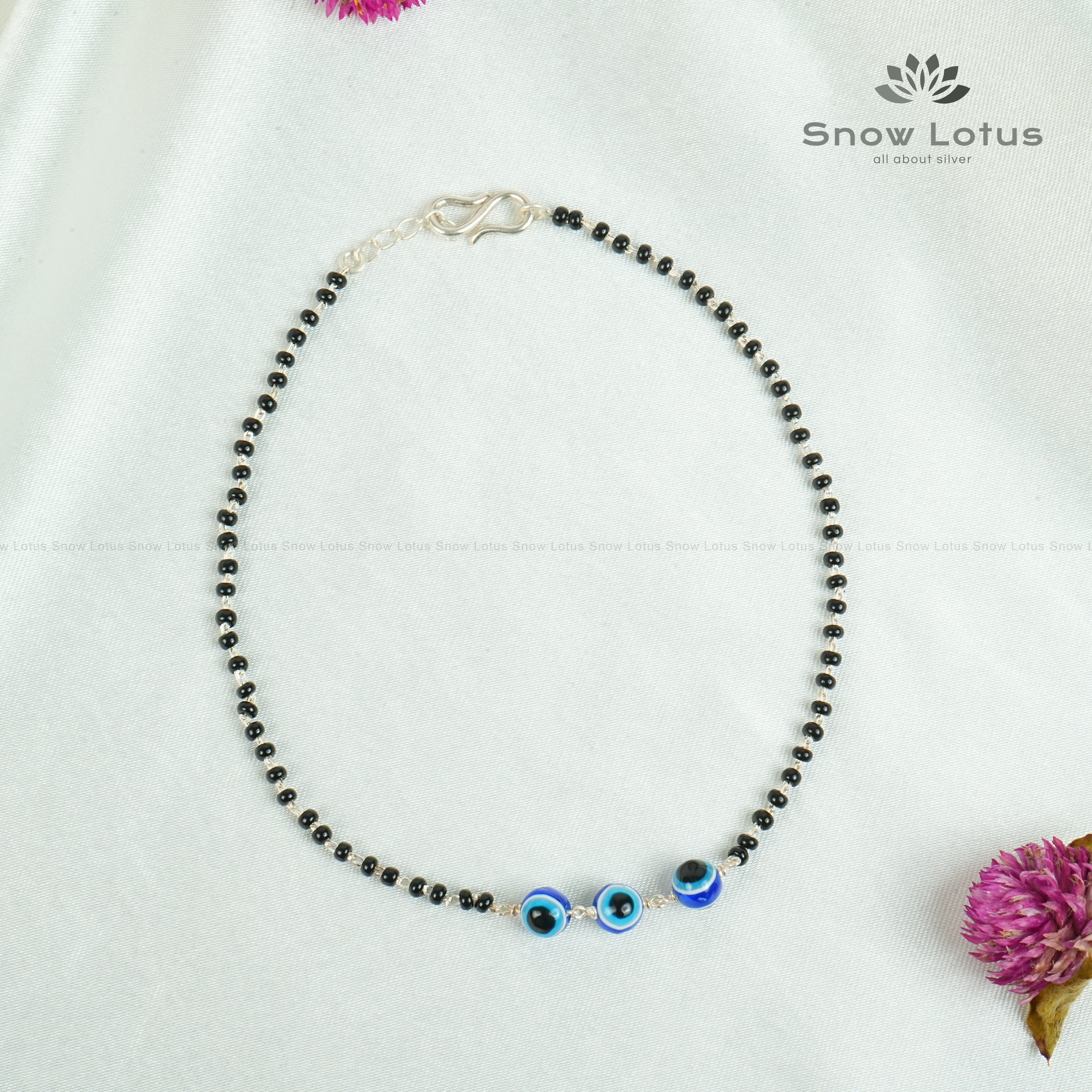 Trio Evil Eye Nazariya Anklets