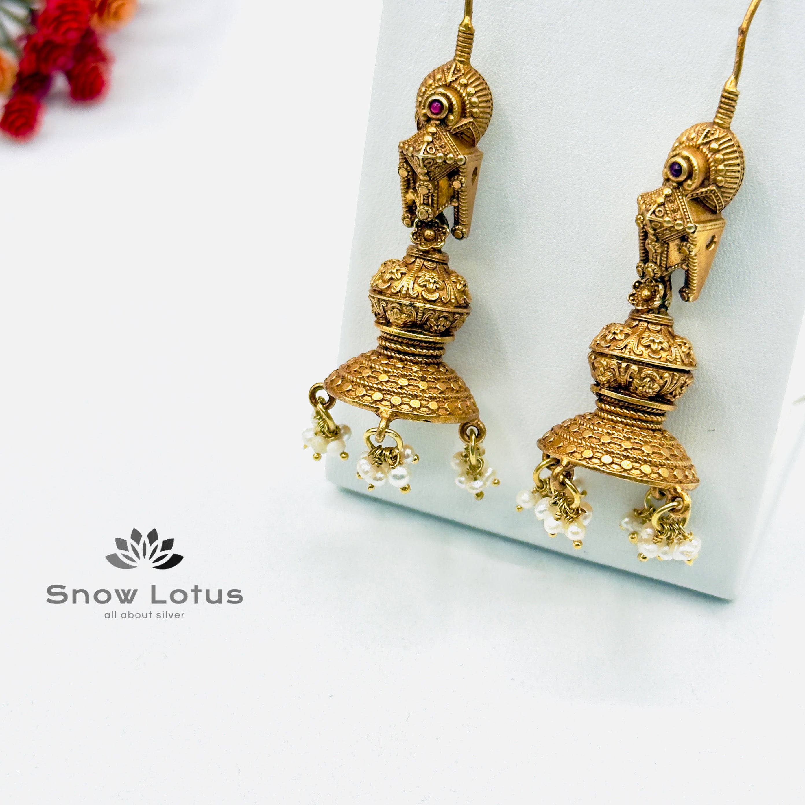 Shrine Drop Earrings