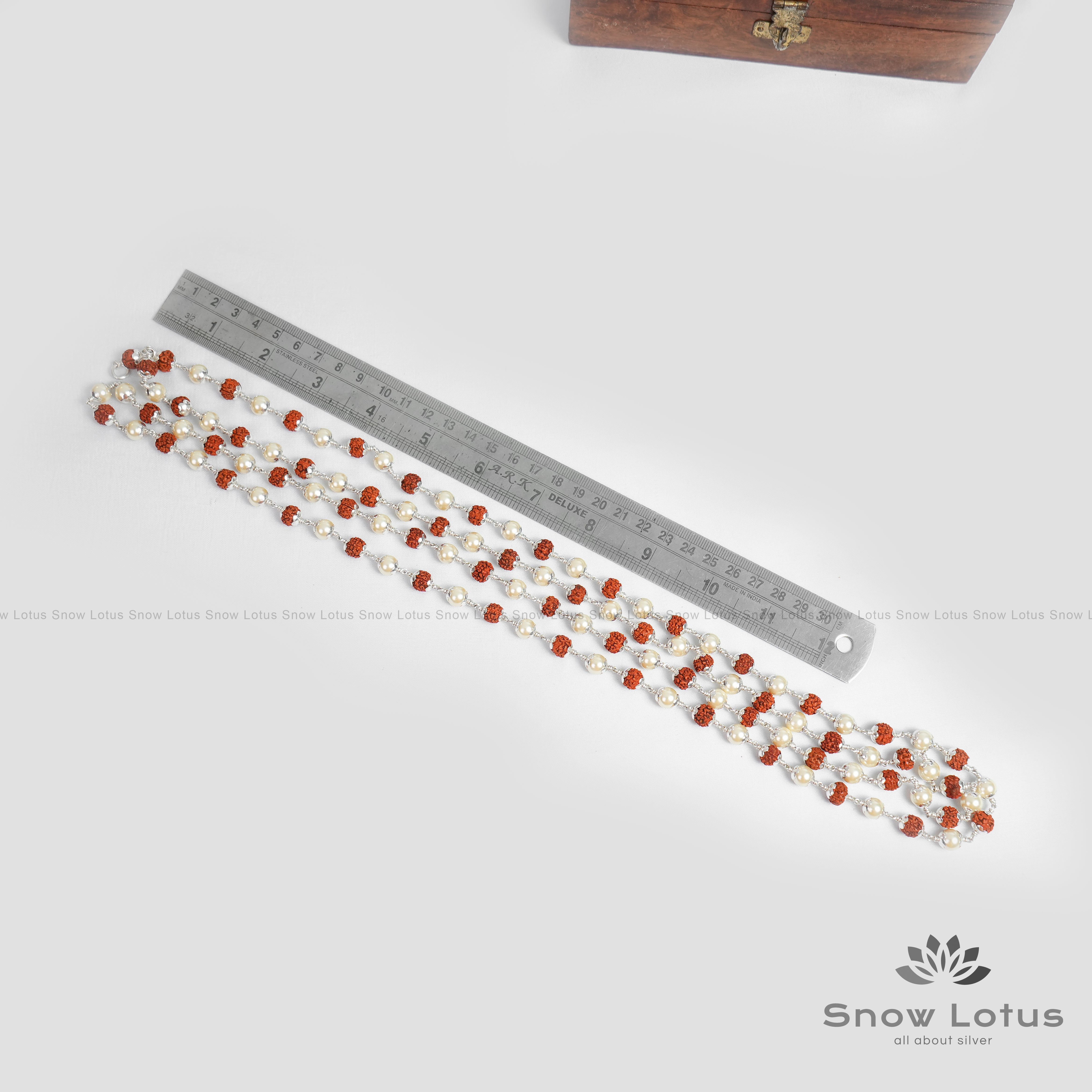 45 gms Pearl Rudrakshi Mala