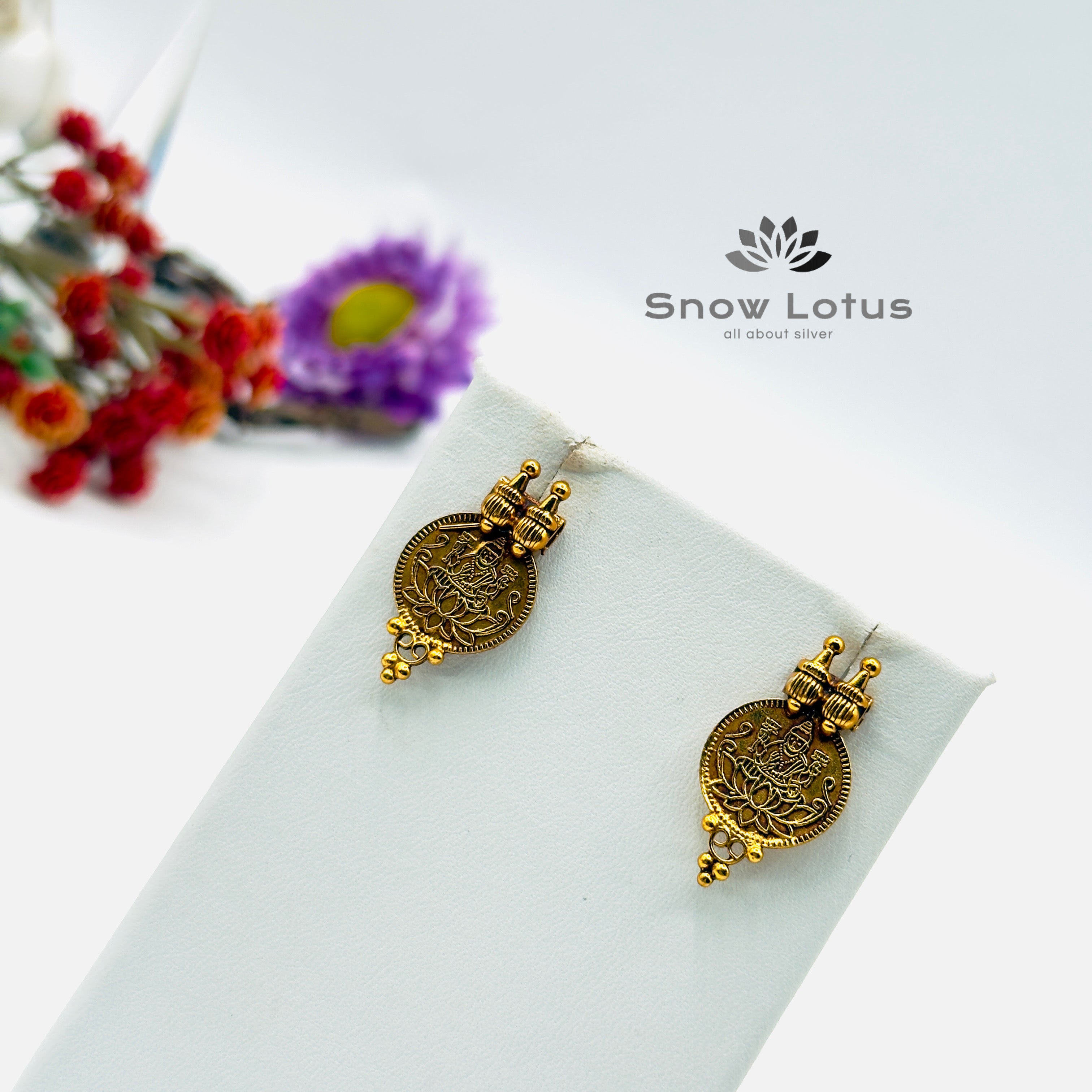 Elegant Coined Studs
