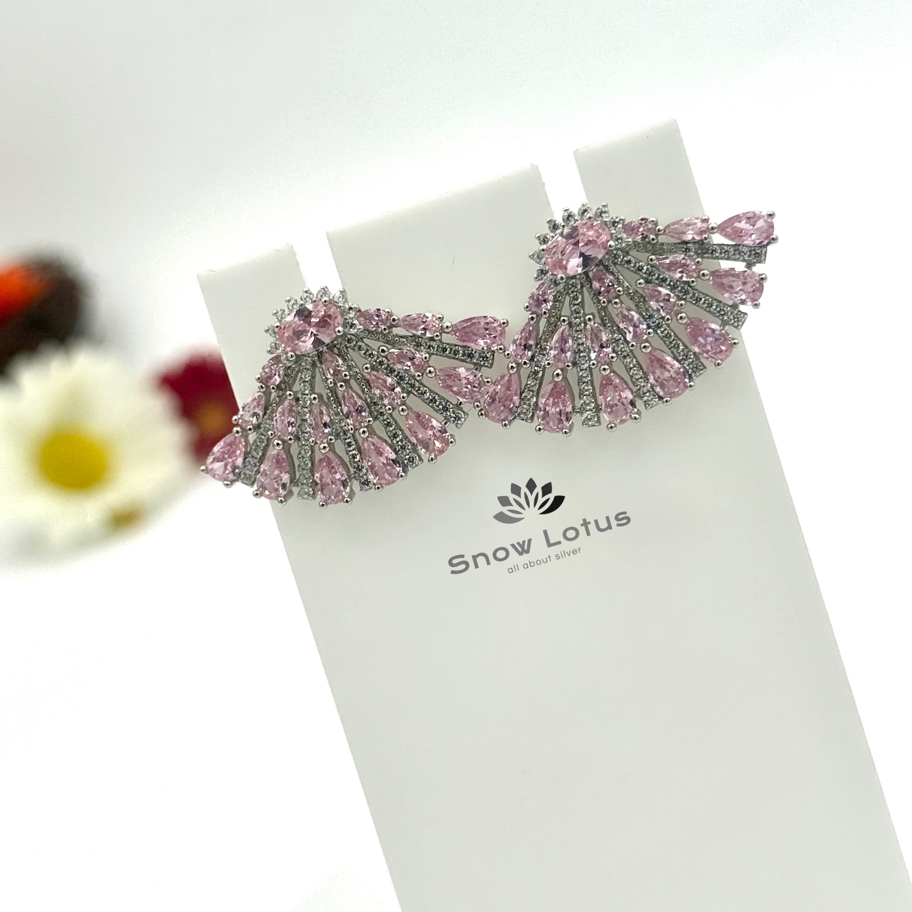 Baby Pink Stone Studs