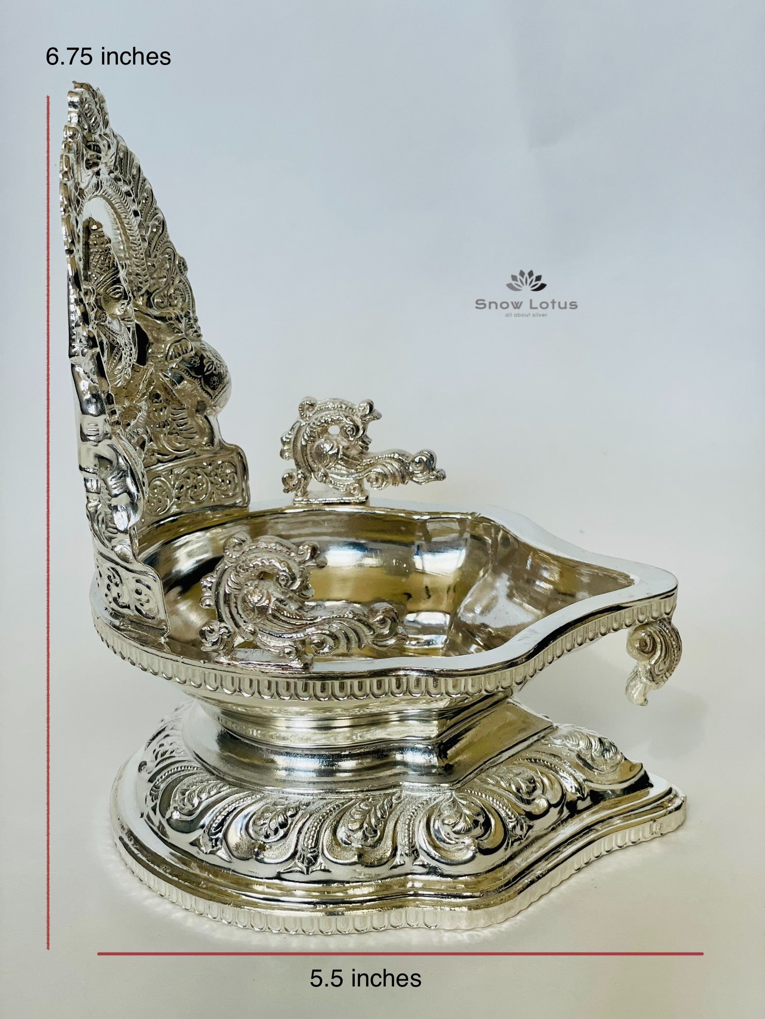 Kamakshi Gaja Lakshmi Diya 3D (Single)