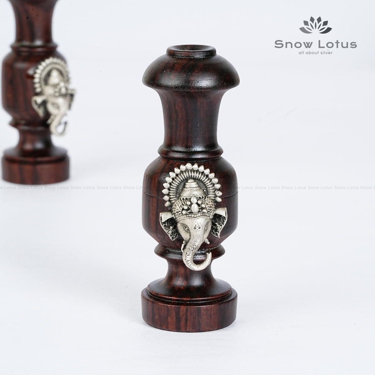 Rose Wood Ganesh Agarabathi/Vase