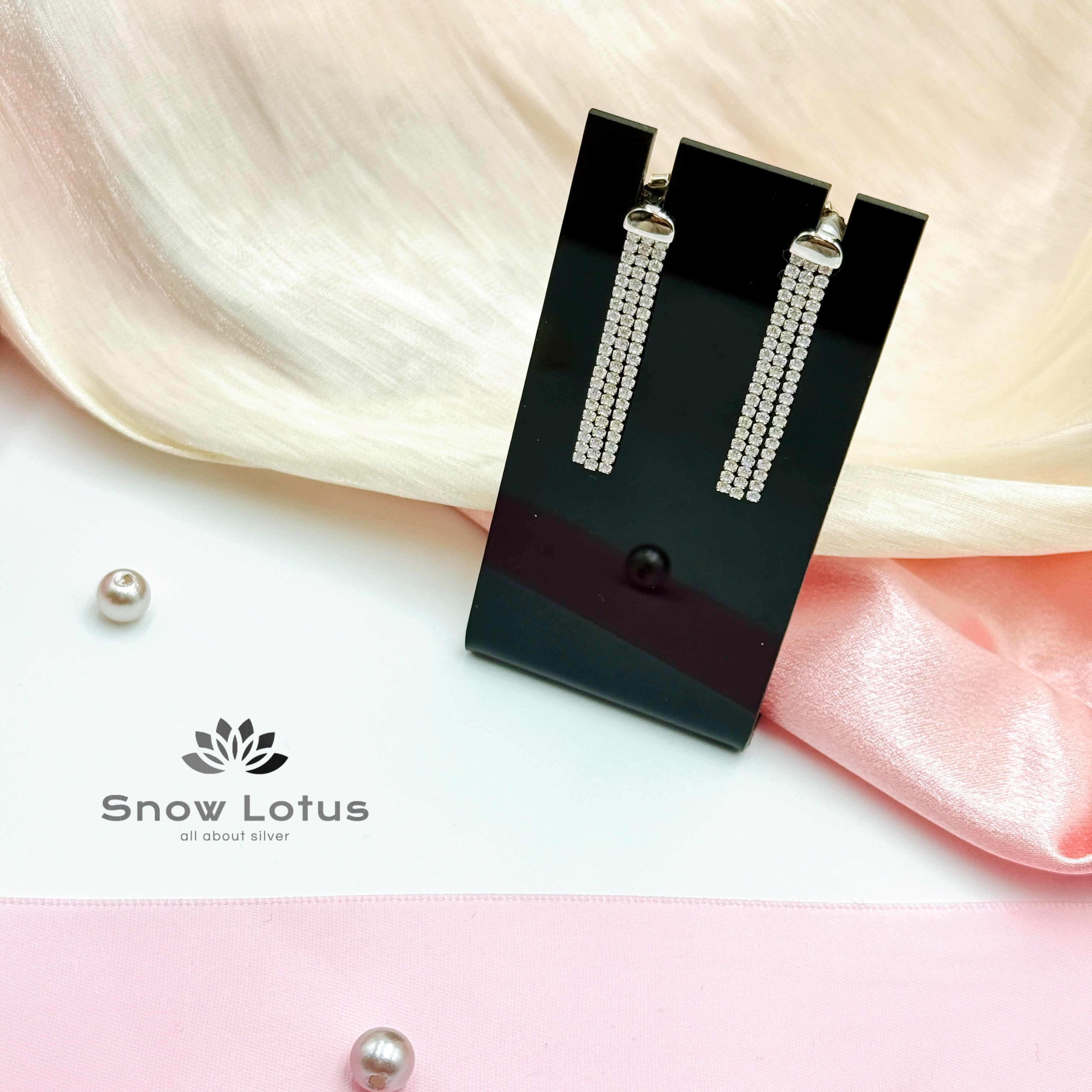 Floral CZ Earrings