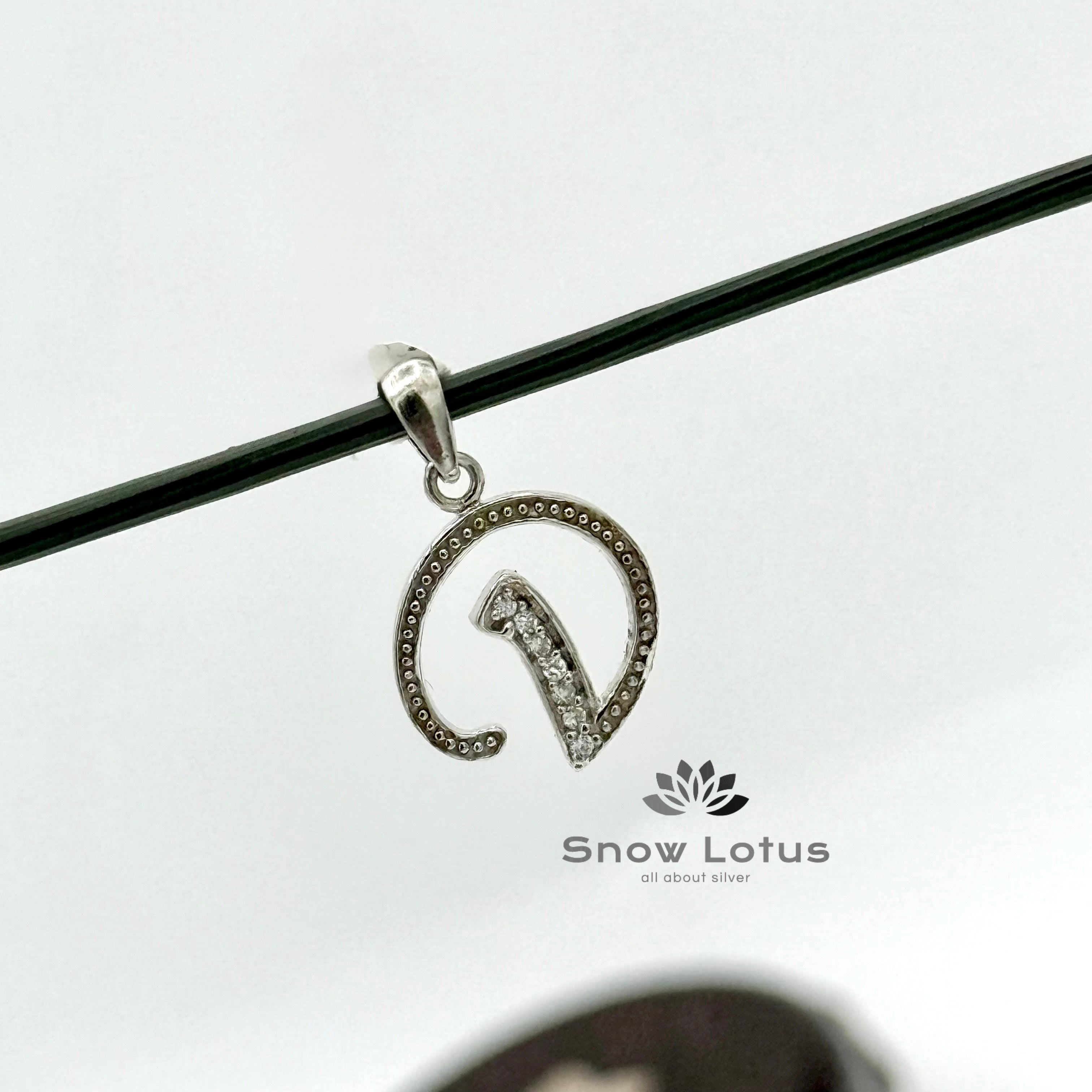 D Alphabet Pendant