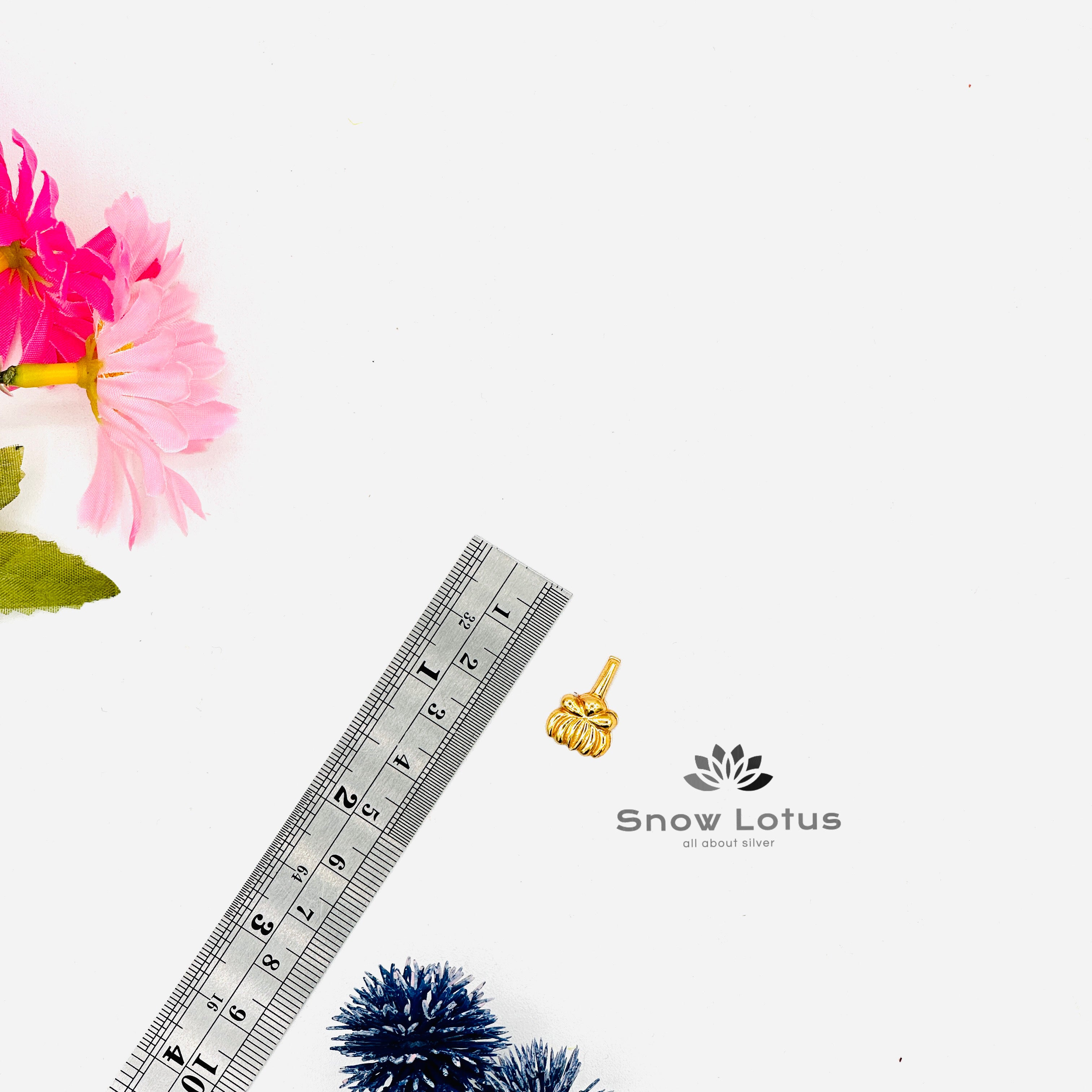 108 Gold Polish Lotus 2D