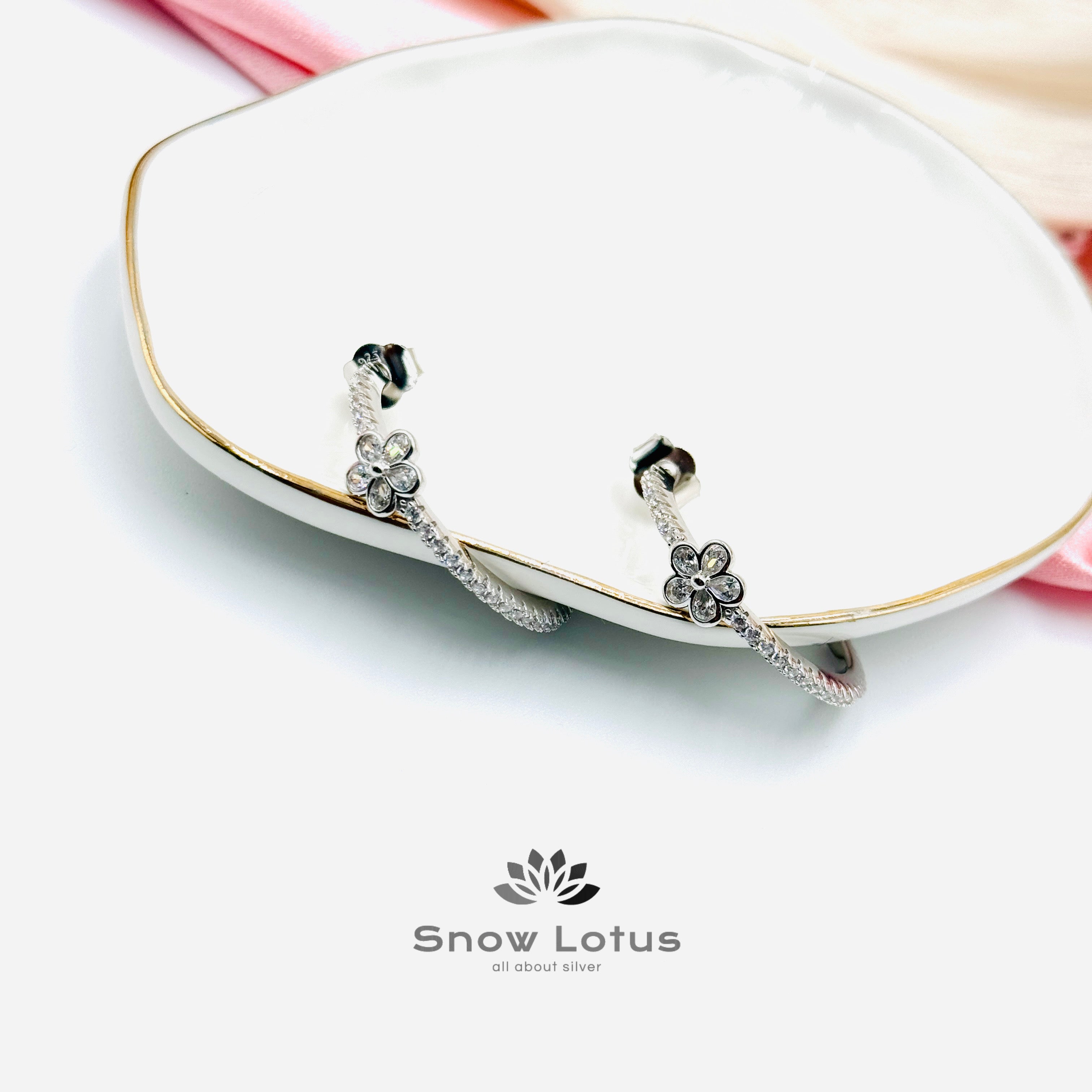 Floral Delight Ring Earrings