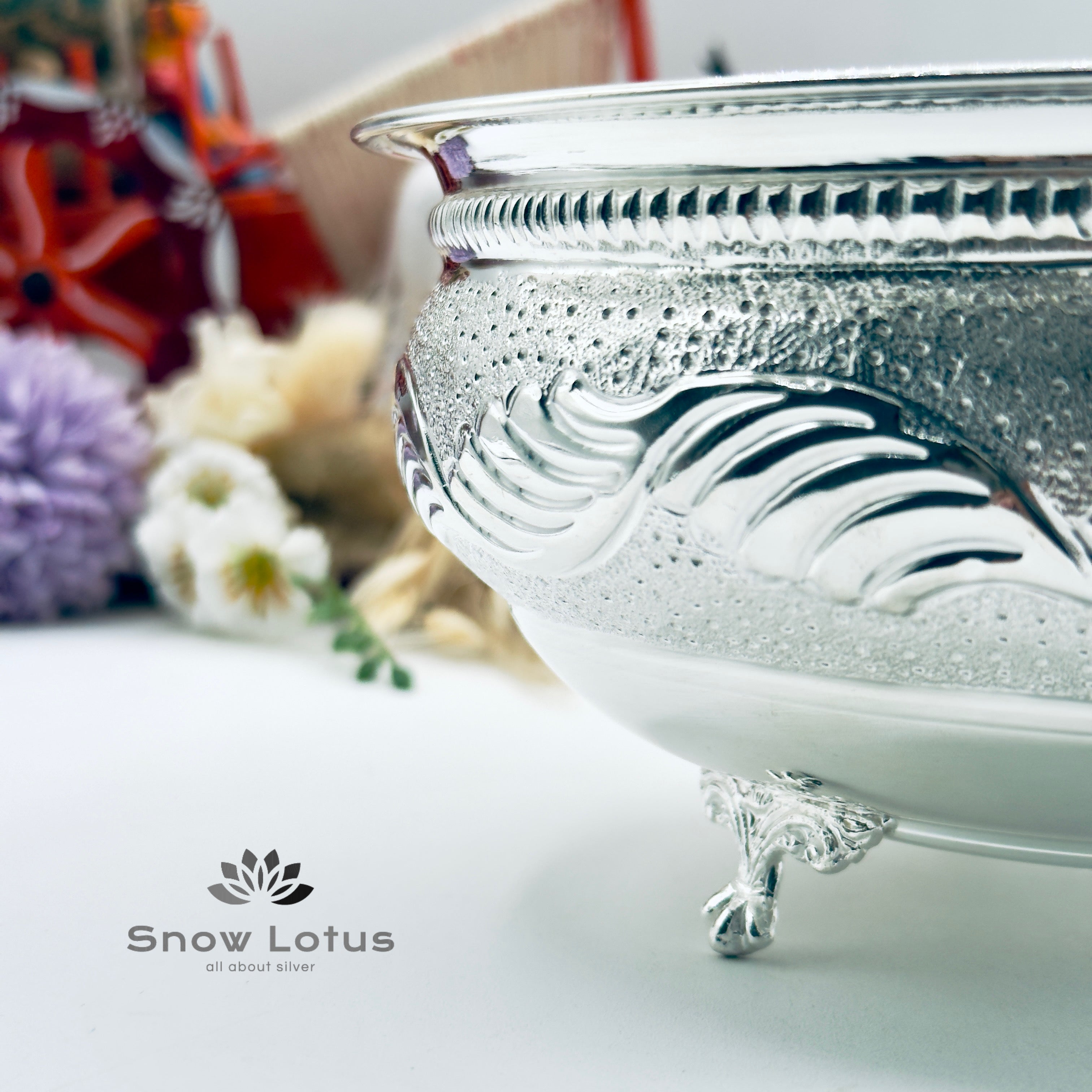 Nakshi Pooja Bowls with Legs