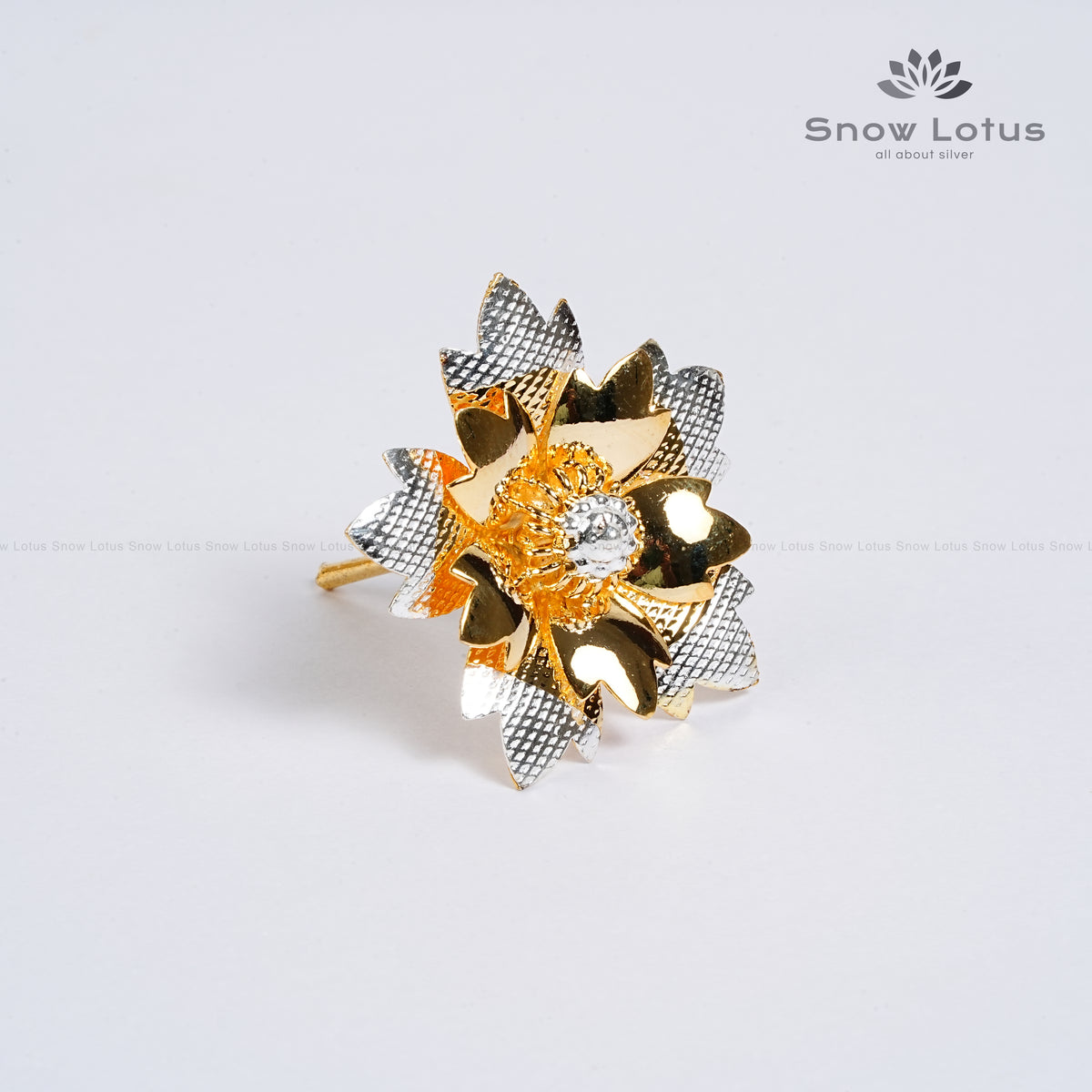 Gold Polish Flowers M1