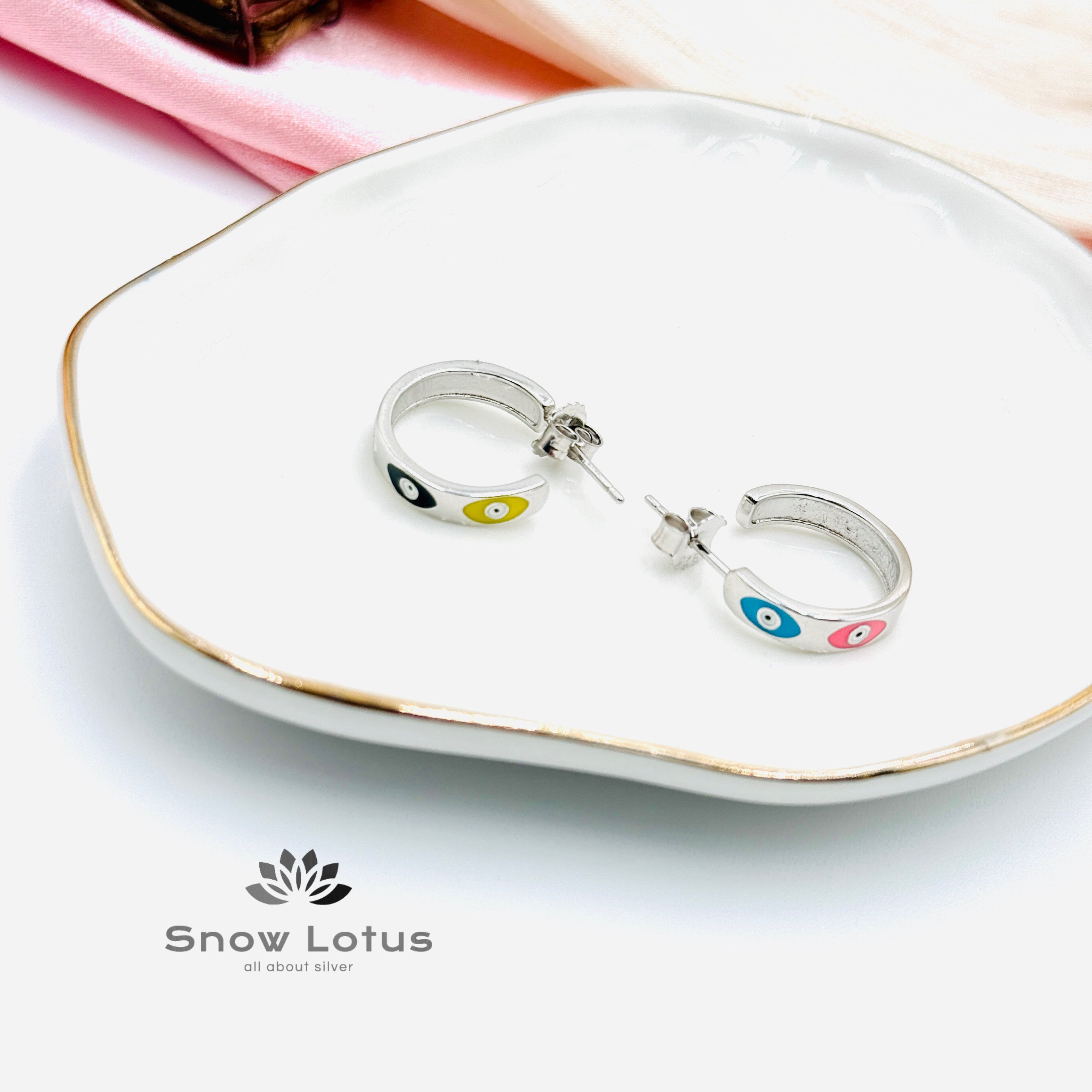 MultiColor Eye Earrings