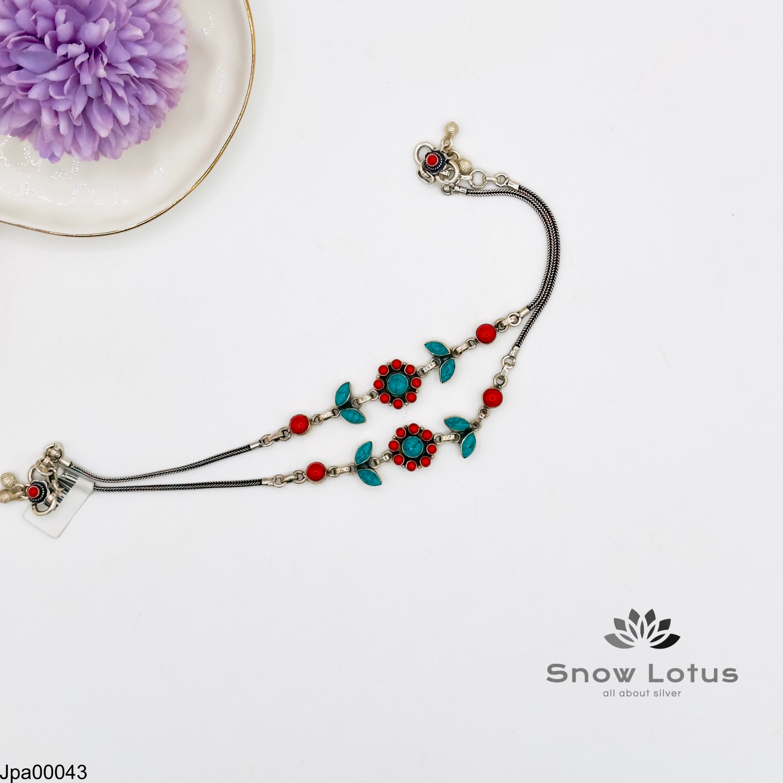 27.1 Non Adjustable Payal pair thick chain