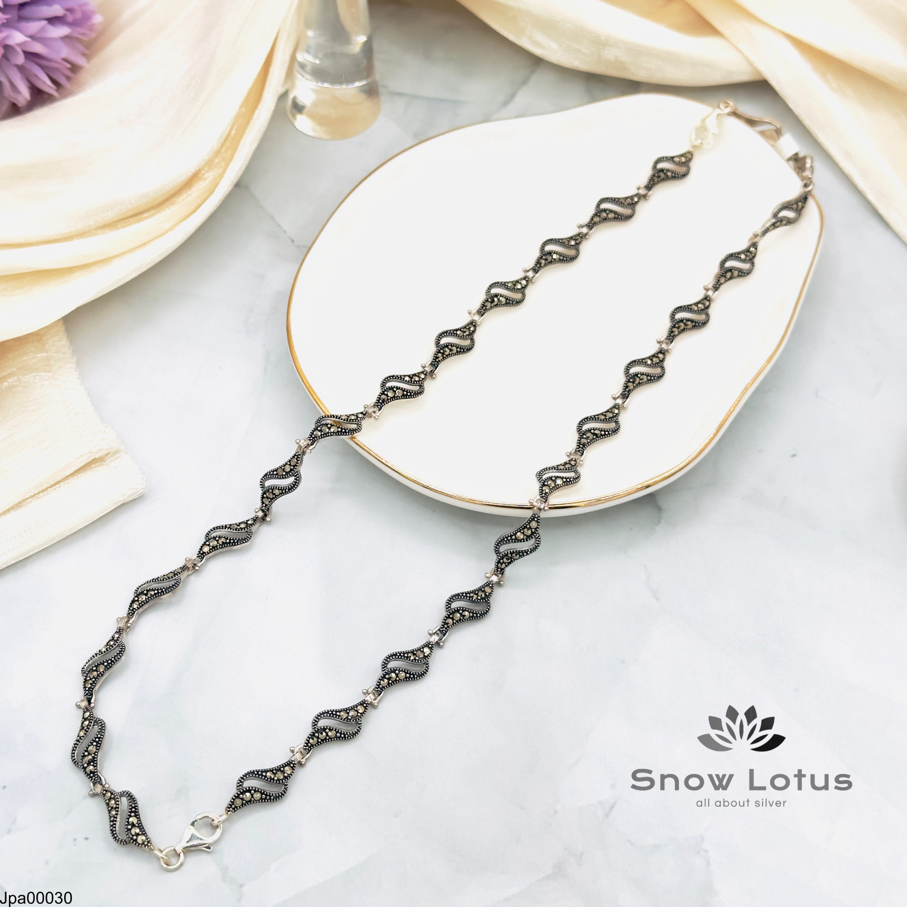 Antic Marcasite payals