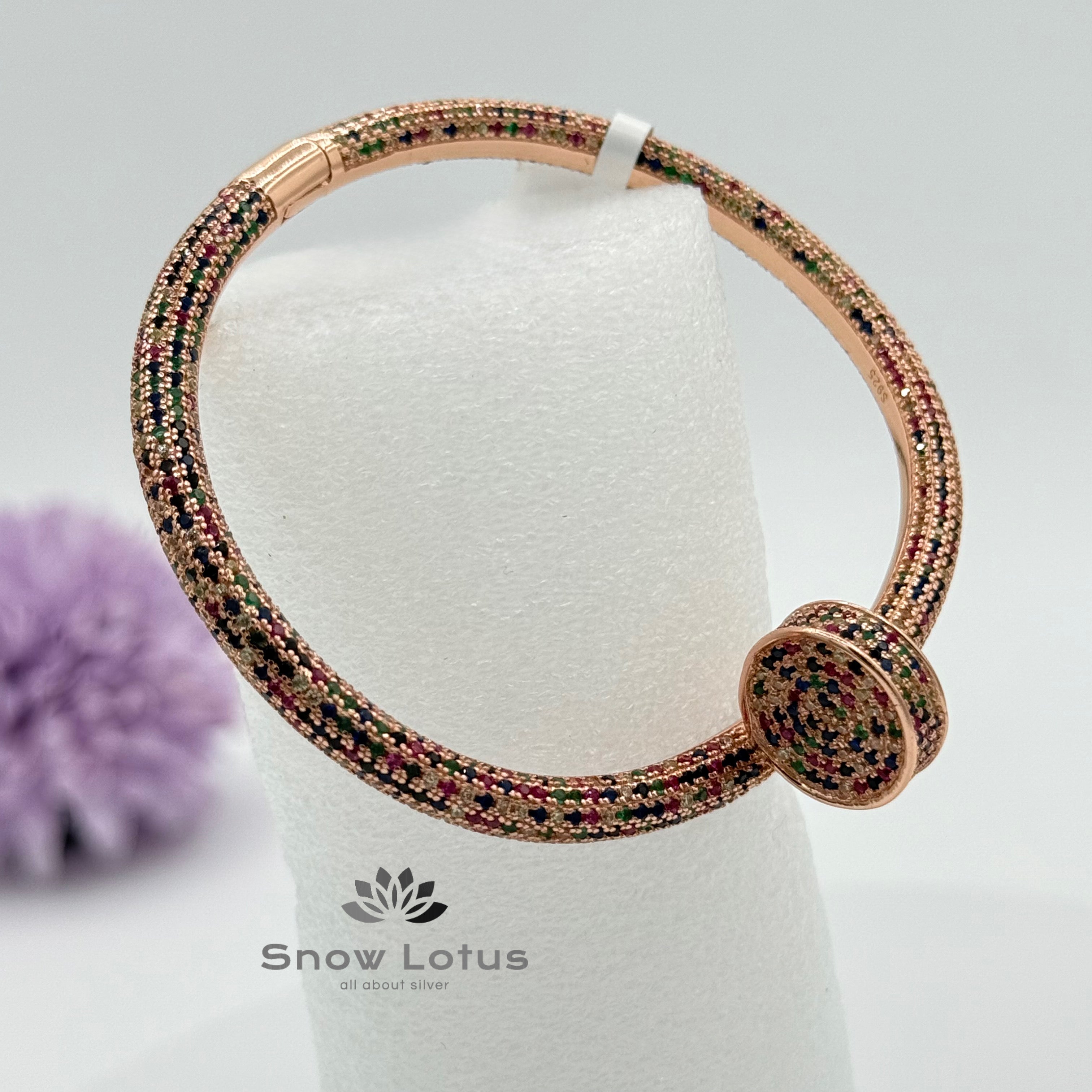 Mixed Colored stones Kada