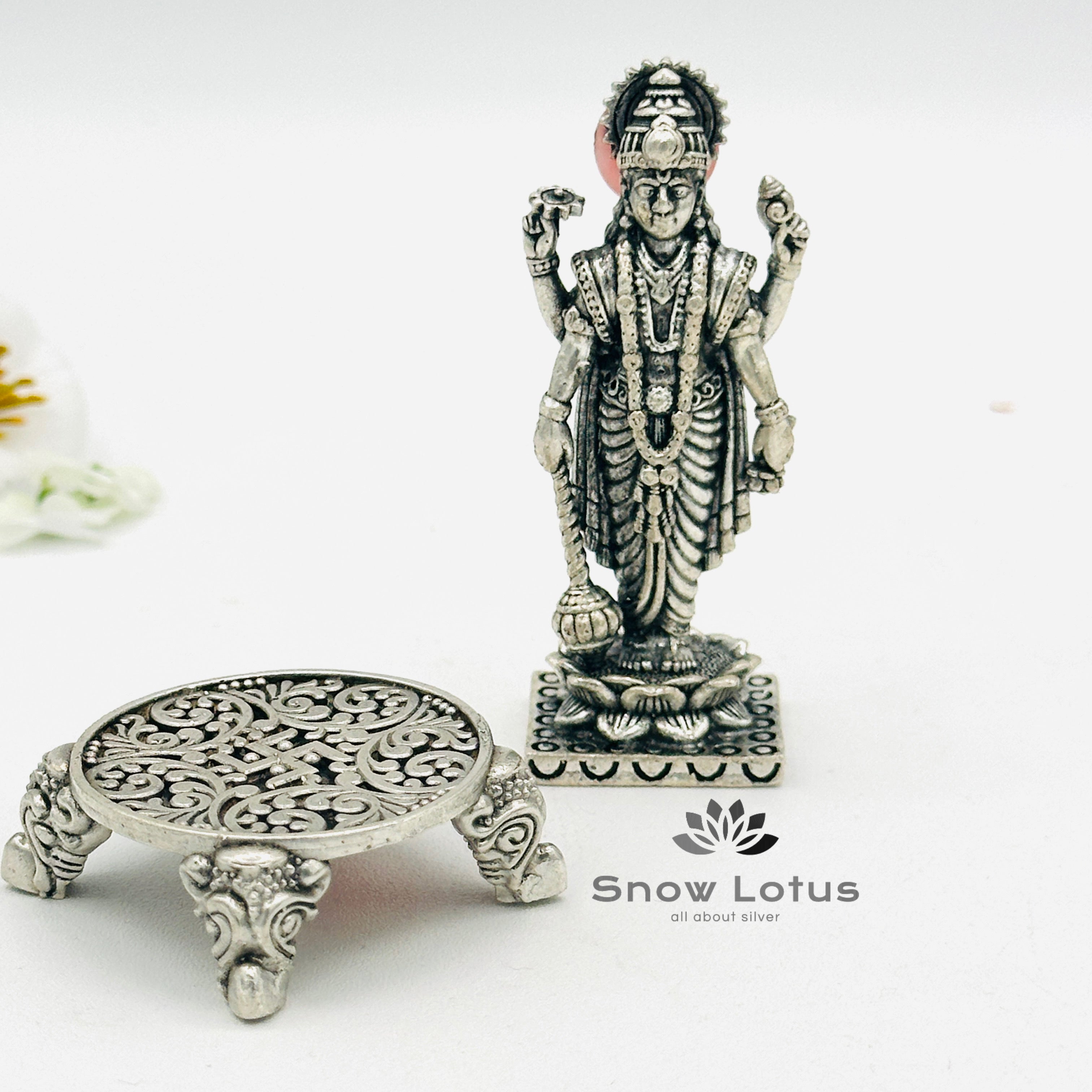 Mini Antique Idol peetam with Elephant trunks