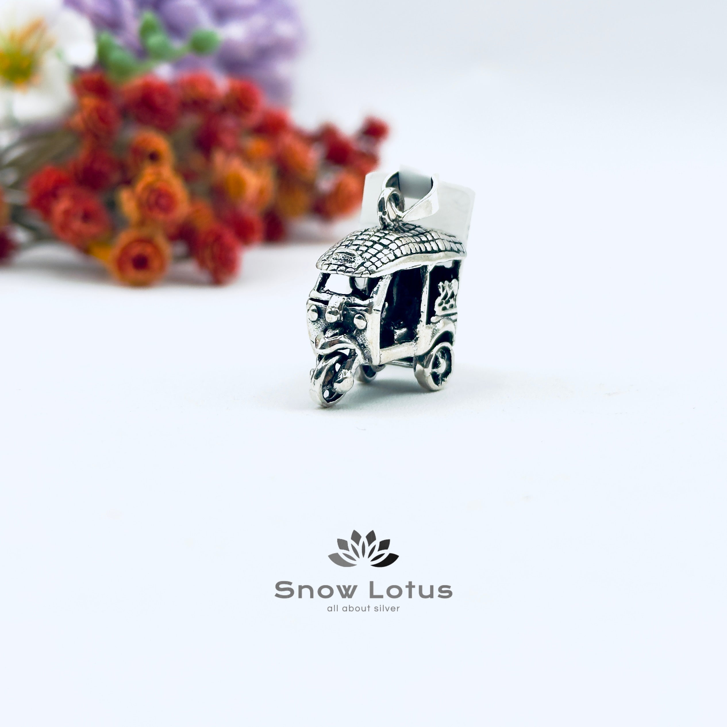 Sterling Auto Rickshaw Pendant