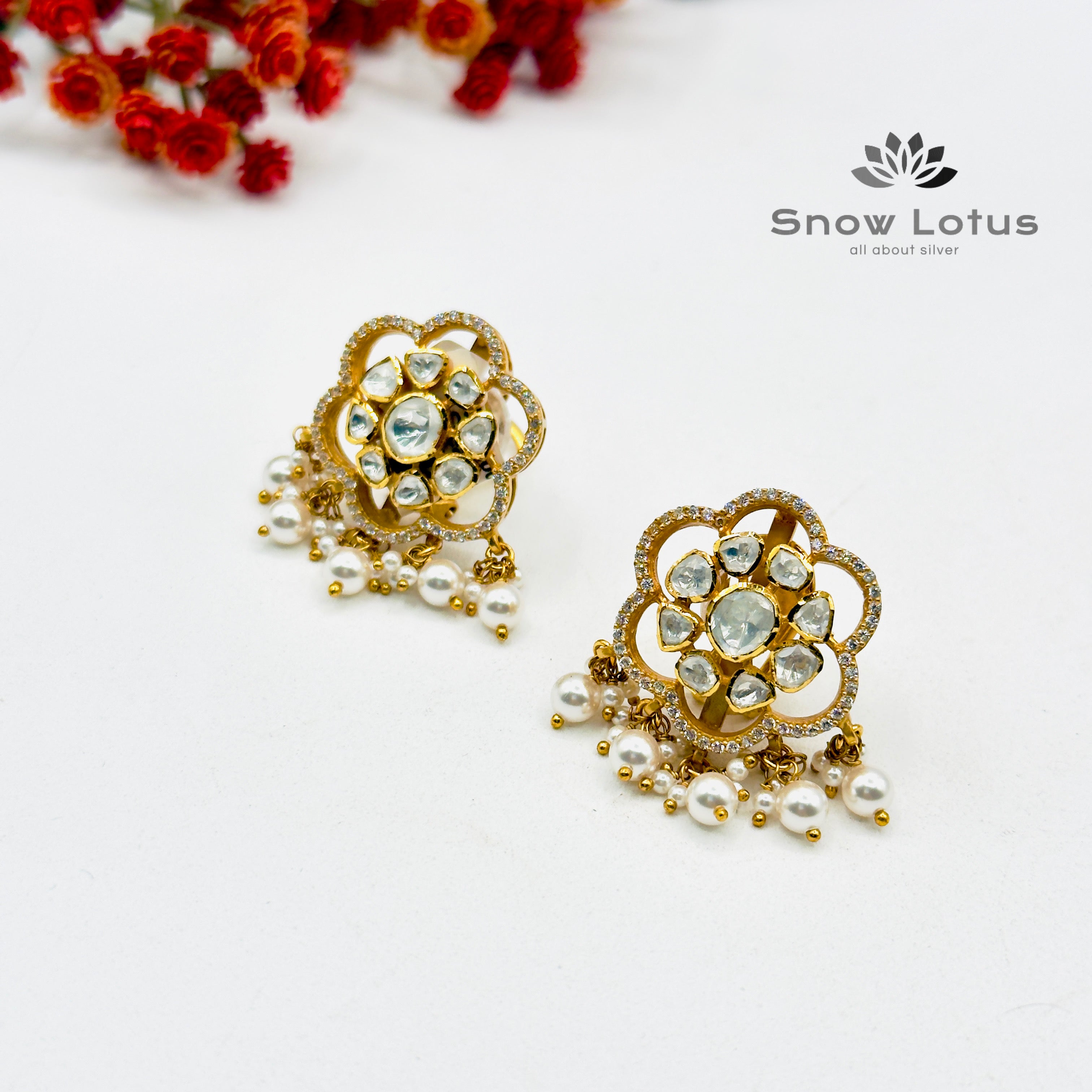 Gleaming Moissanite Studs