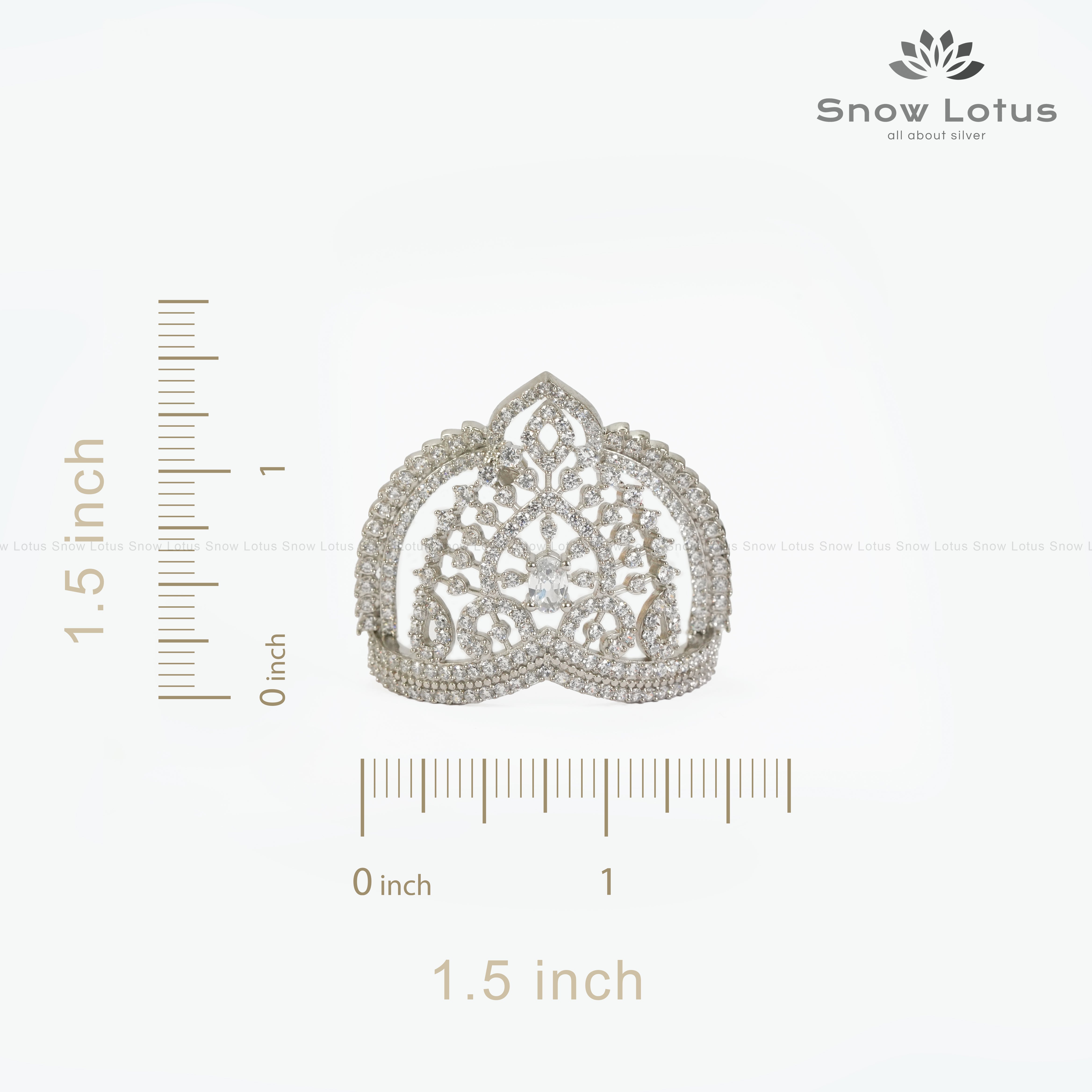 Mini Stone Kireetam White Big