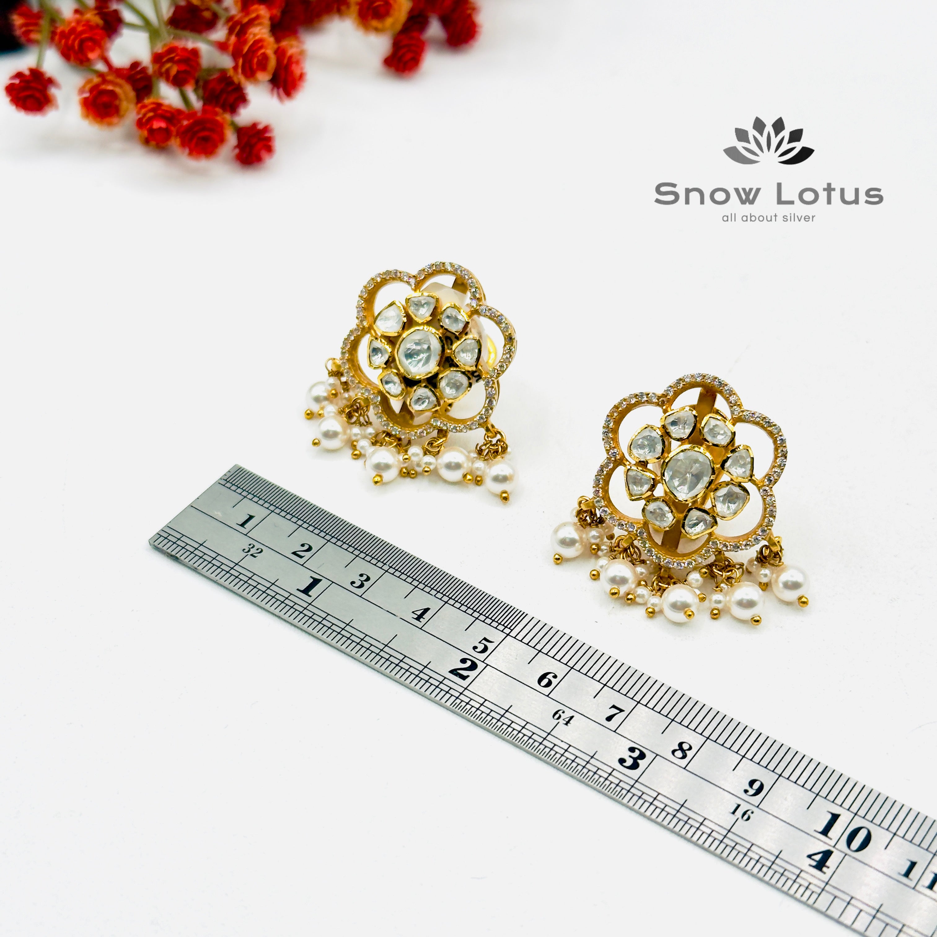 Gleaming Moissanite Studs
