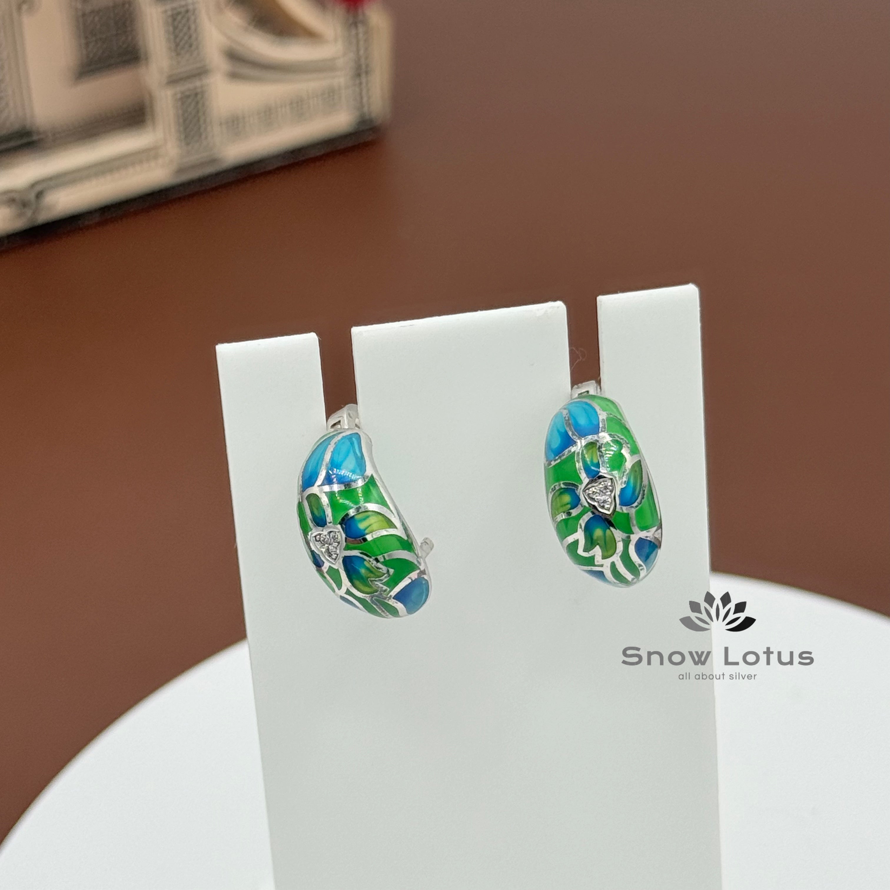 Gracious CZ Bali earrings