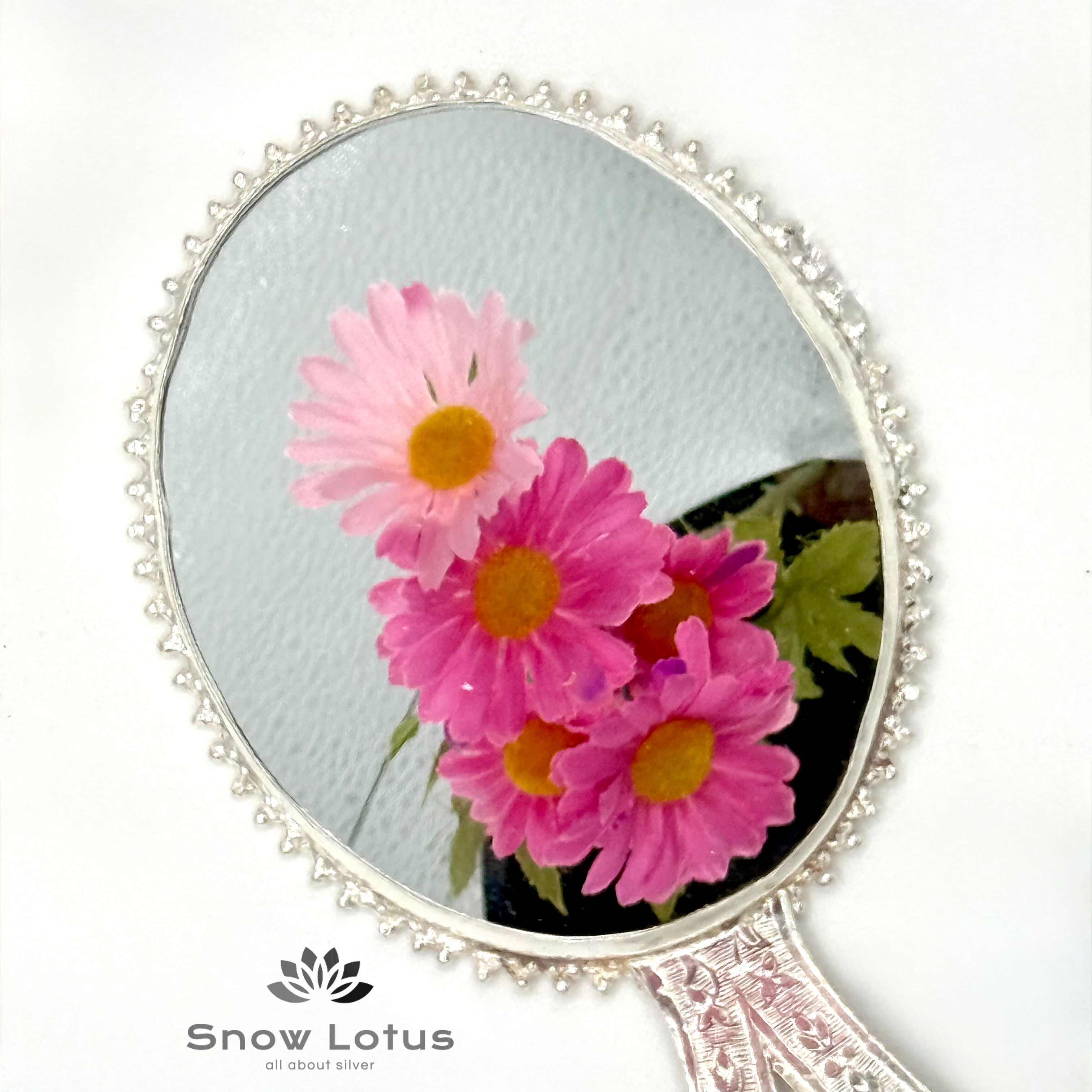 Silver Mirrors Oval
