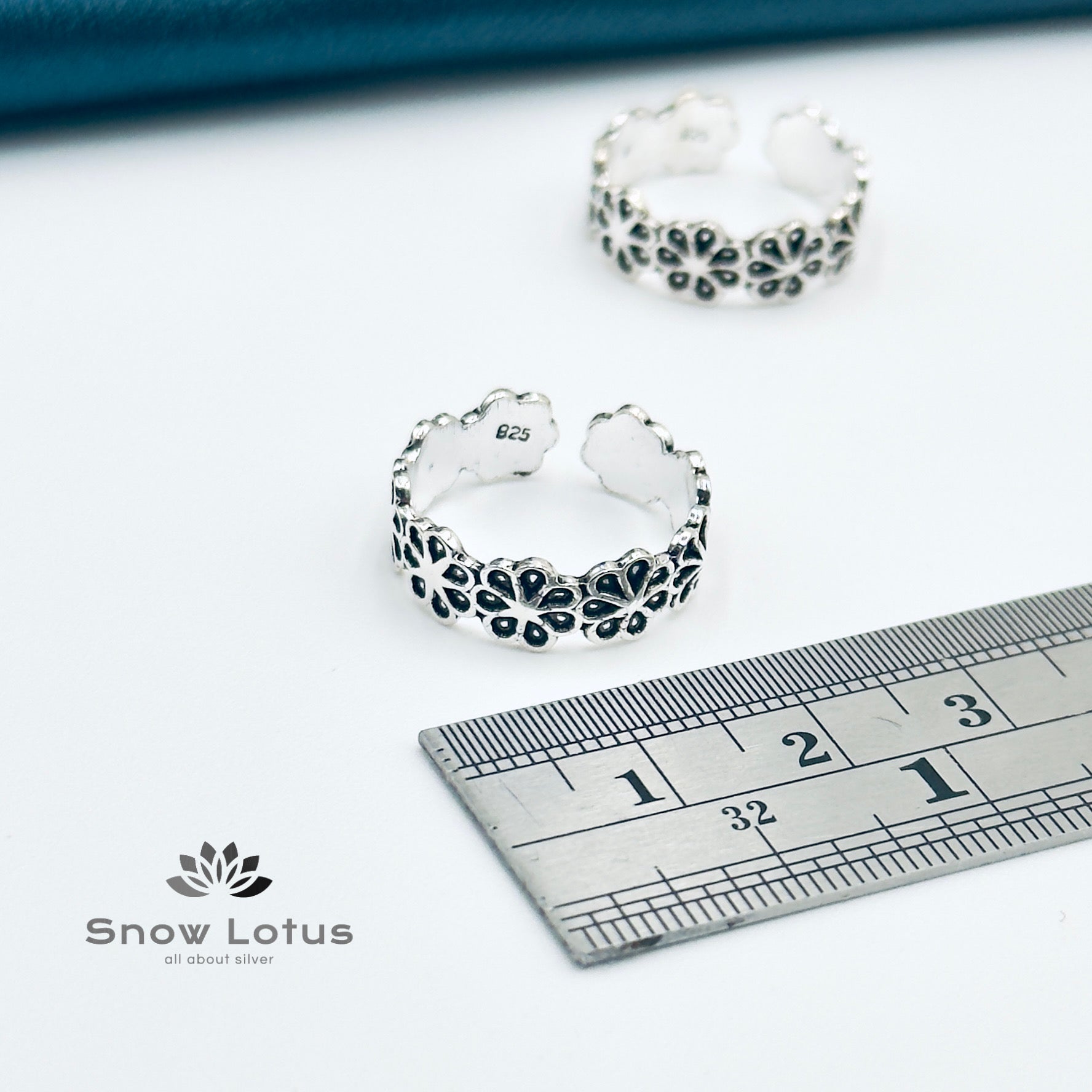 Toe Rings Antique Plain M6