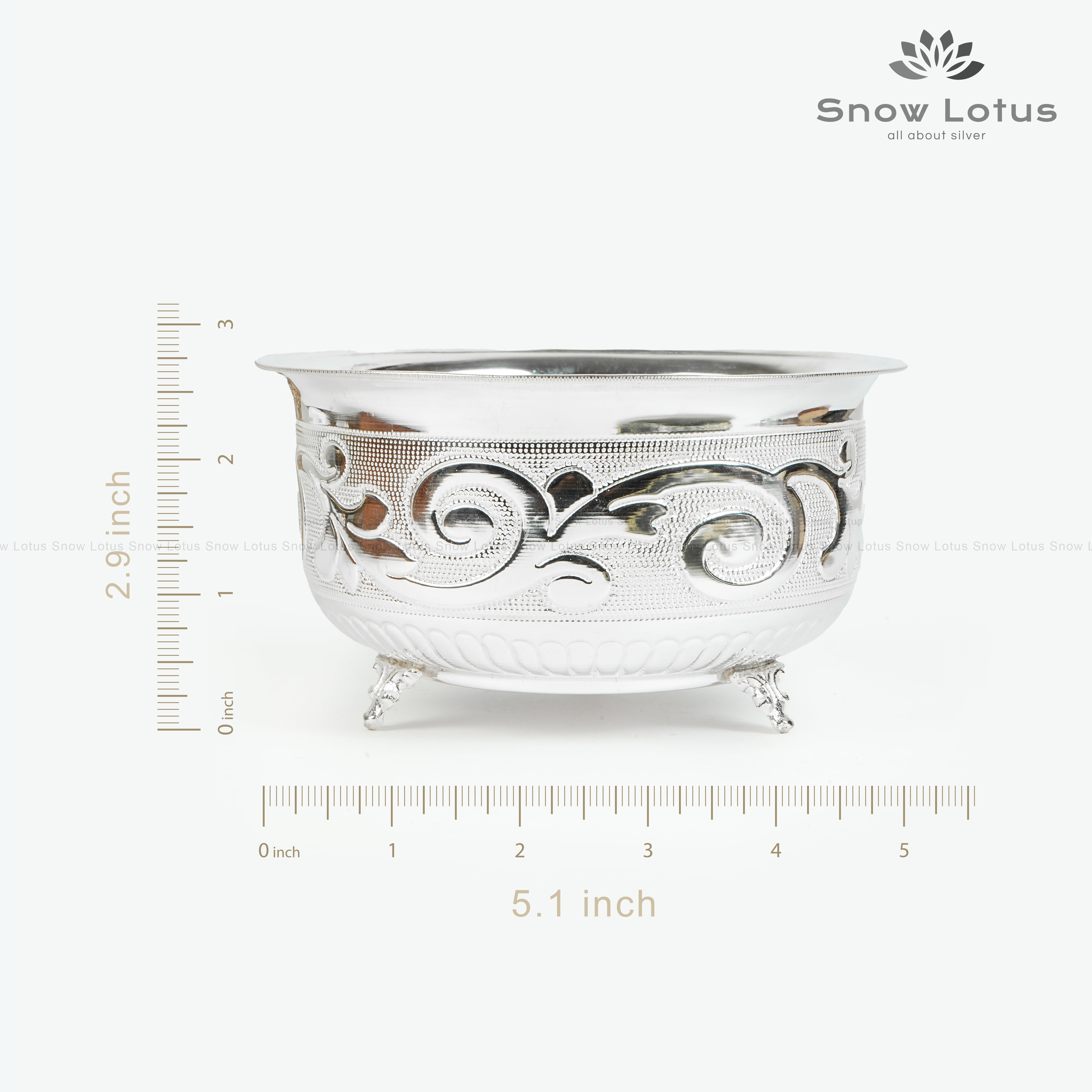 Nakshi Prashad Bowls with Legs