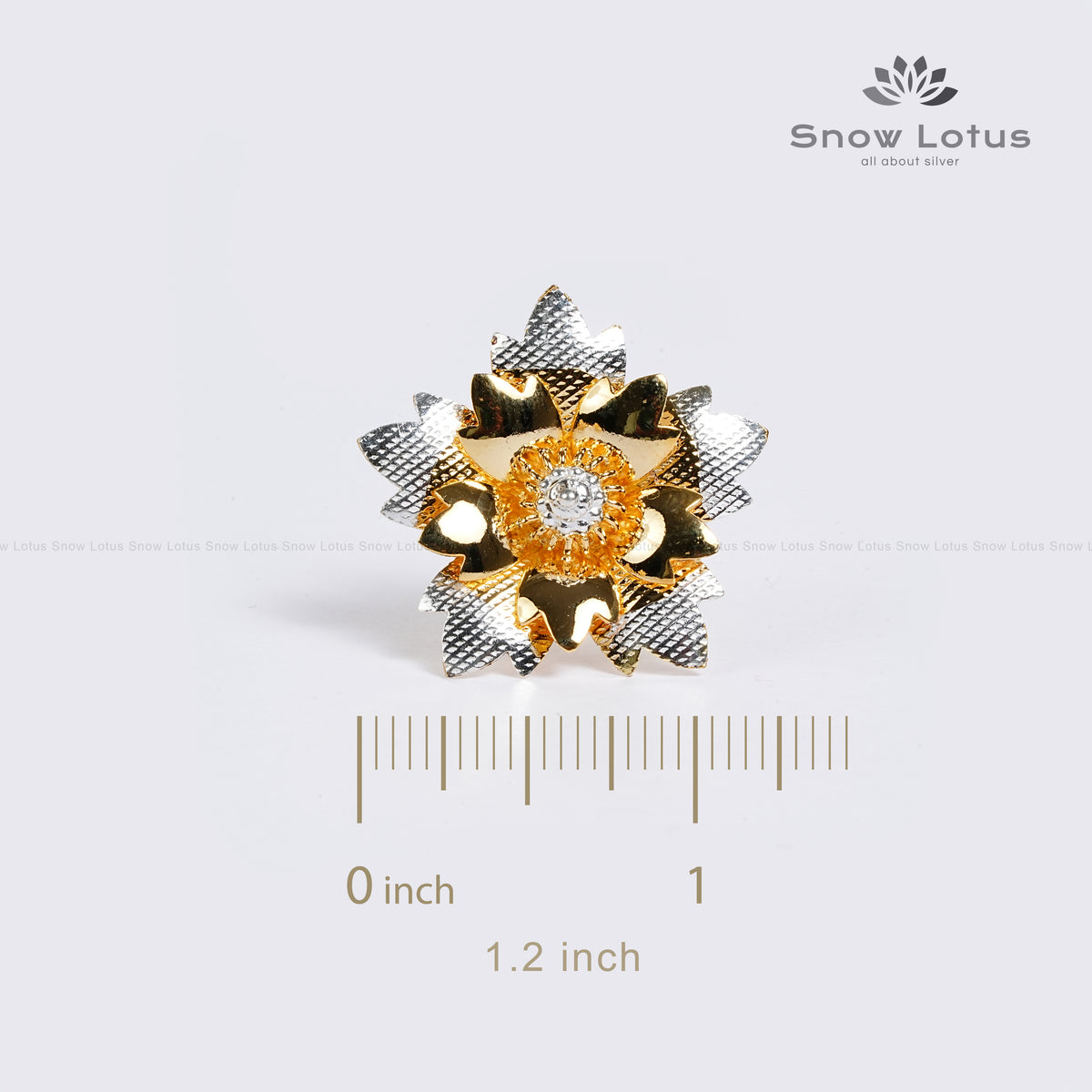 Gold Polish Flowers M1