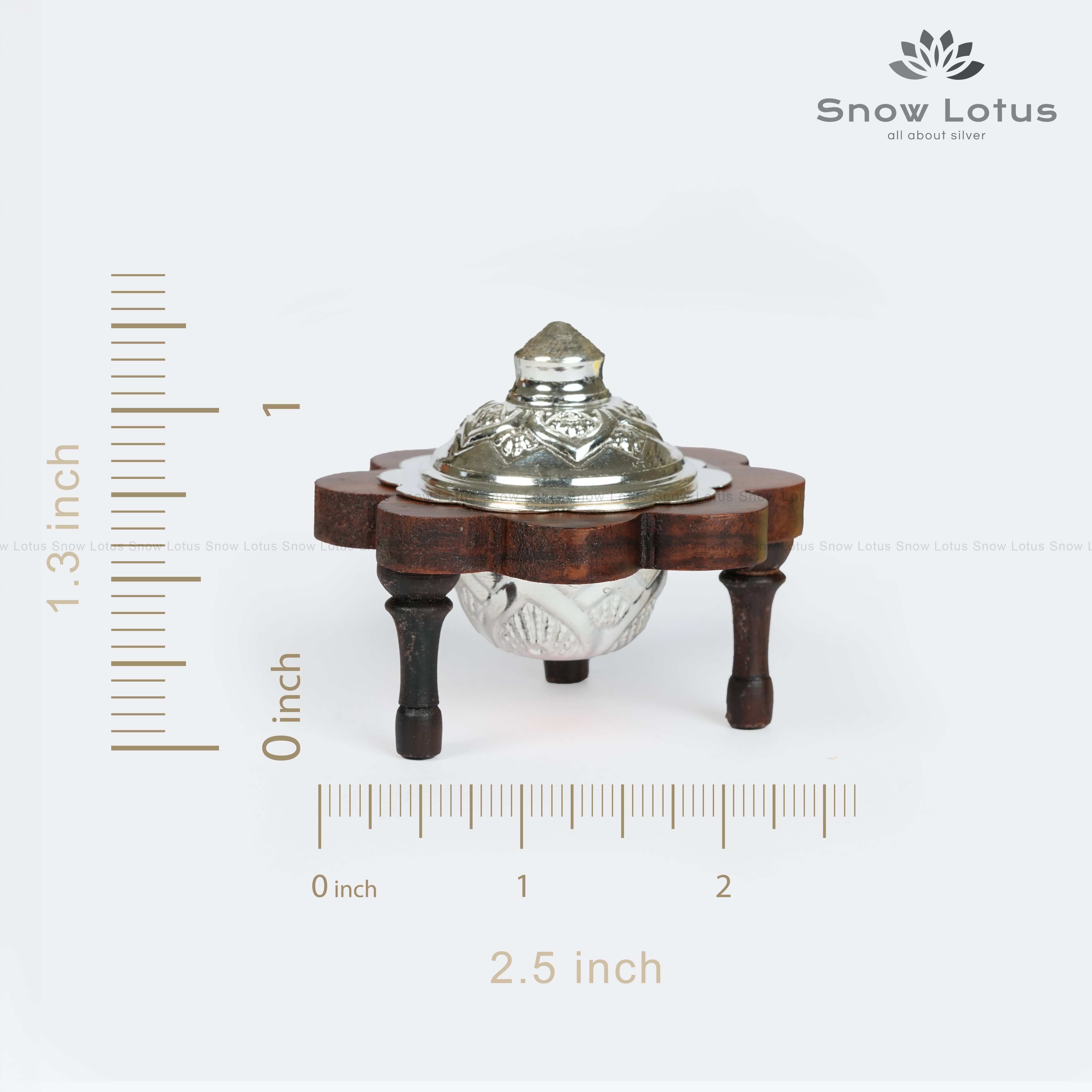 Rose Wood Mallika Kumkum Box