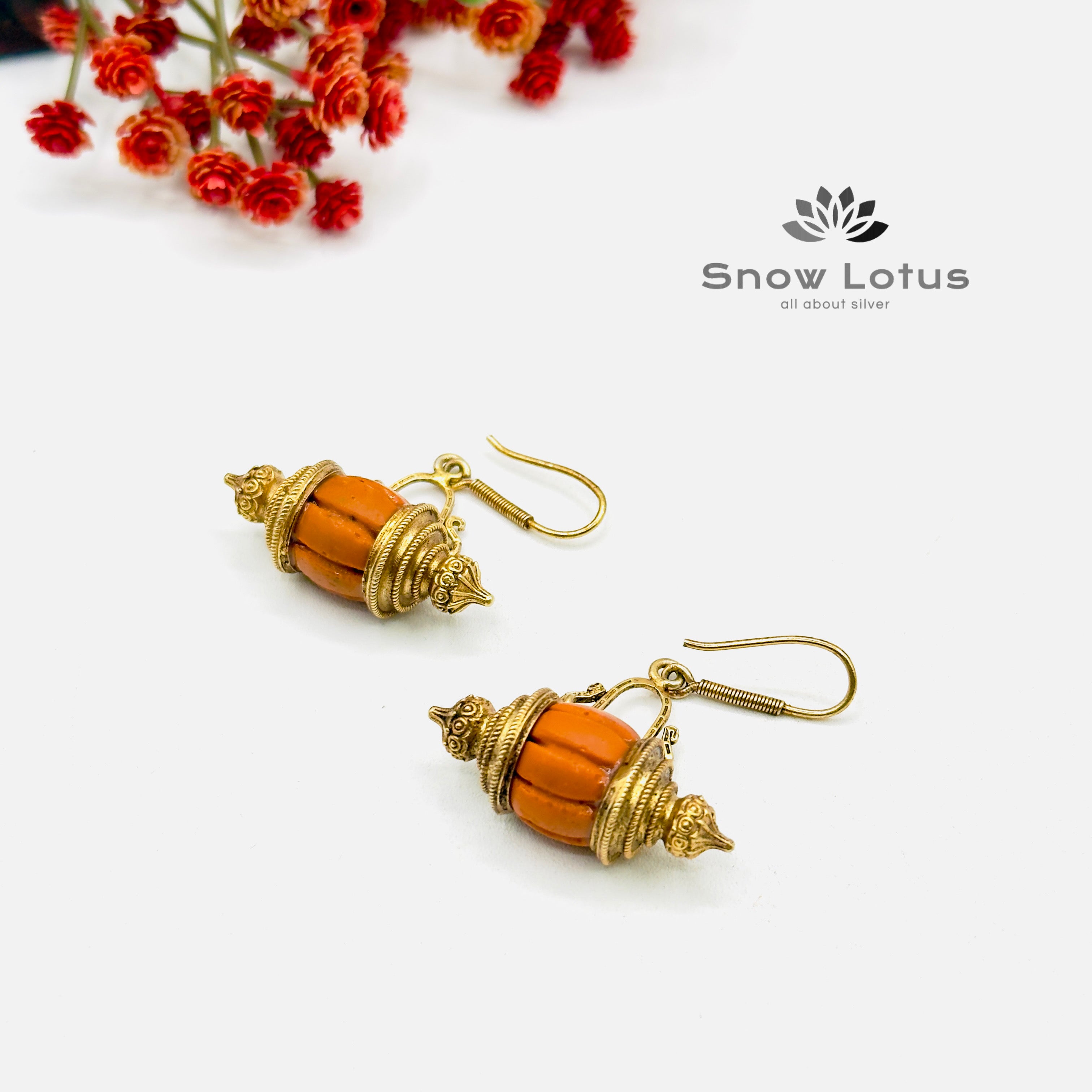 Traditional Sunset Coral Hangings