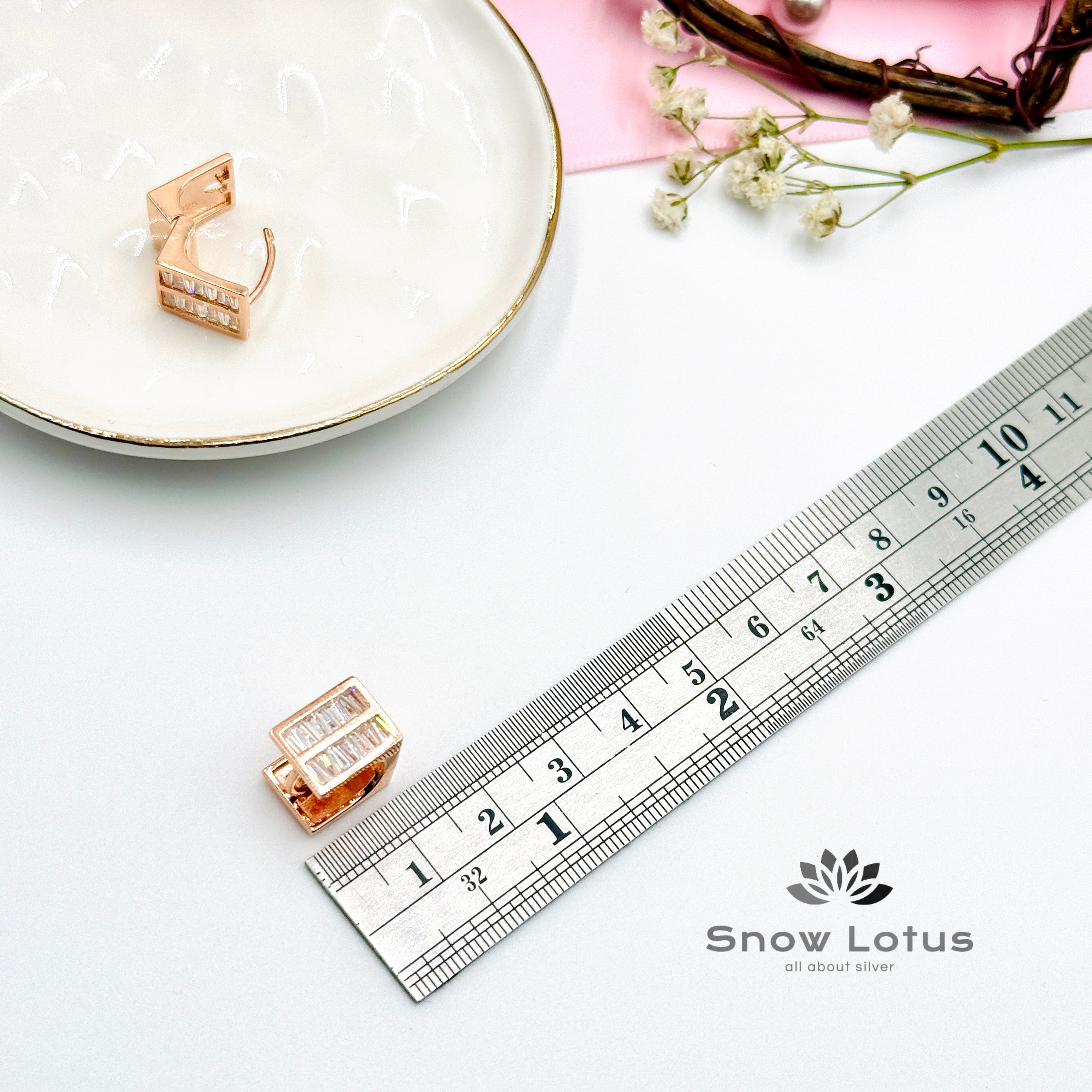 Classic Rose Gold Studs