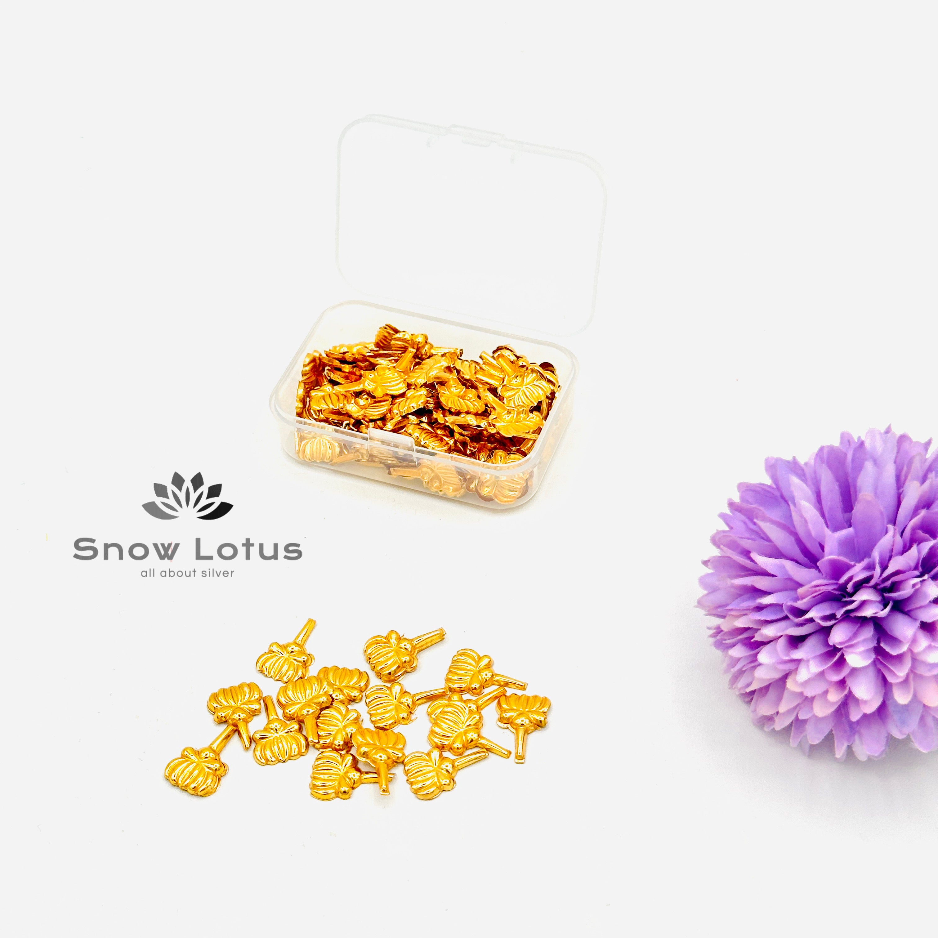 108 Gold Polish Lotus 2D
