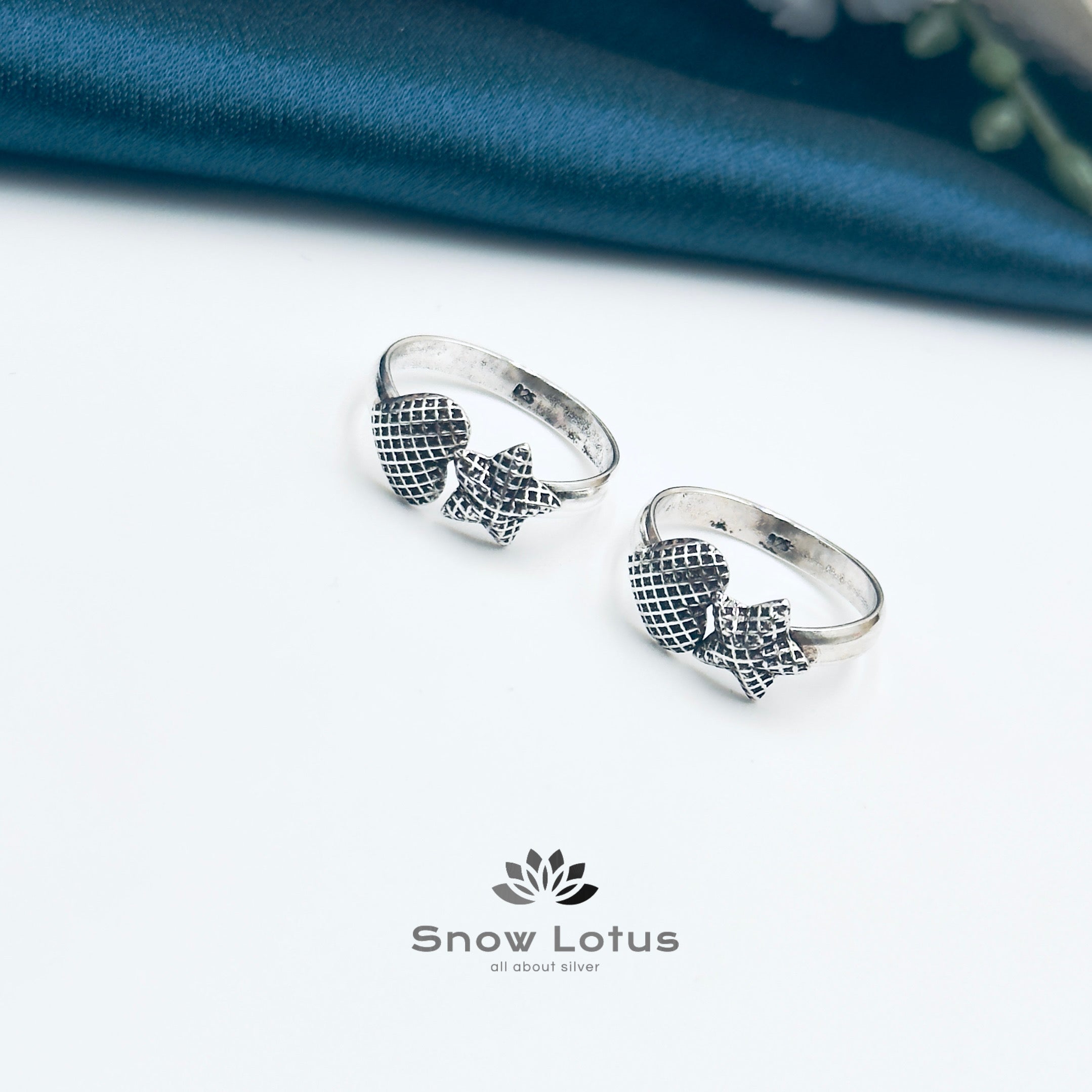 Toe Rings Antique Plain M18