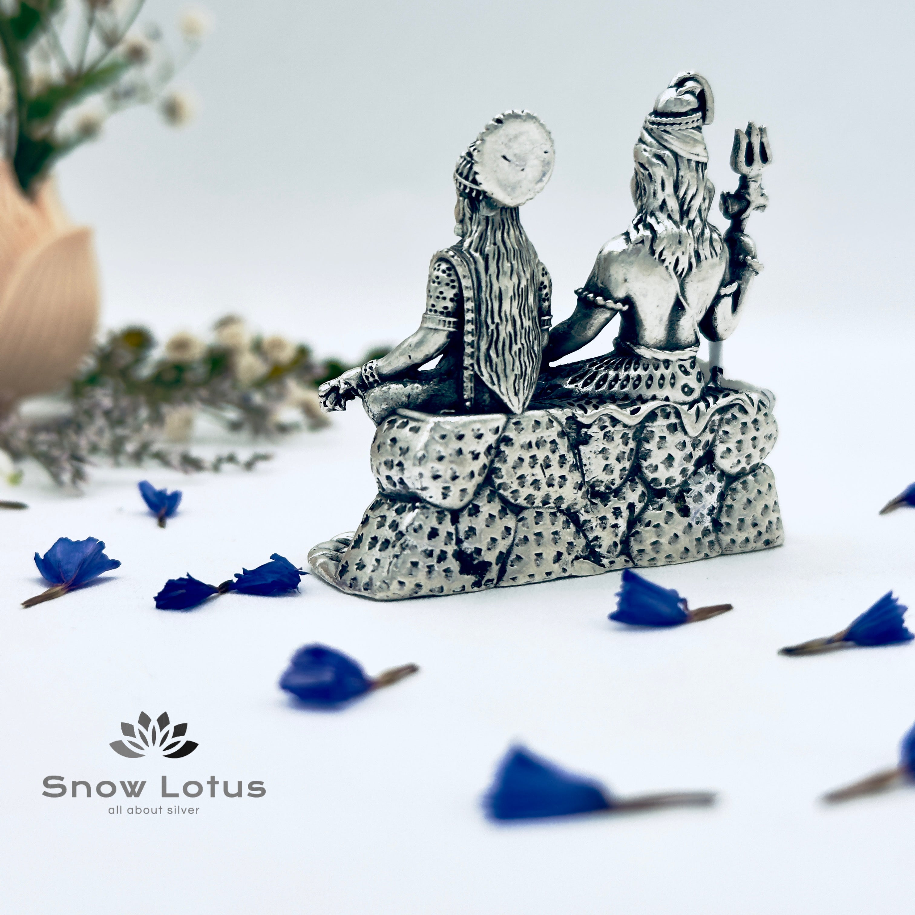 Antique Shiva Parvathi 3D
