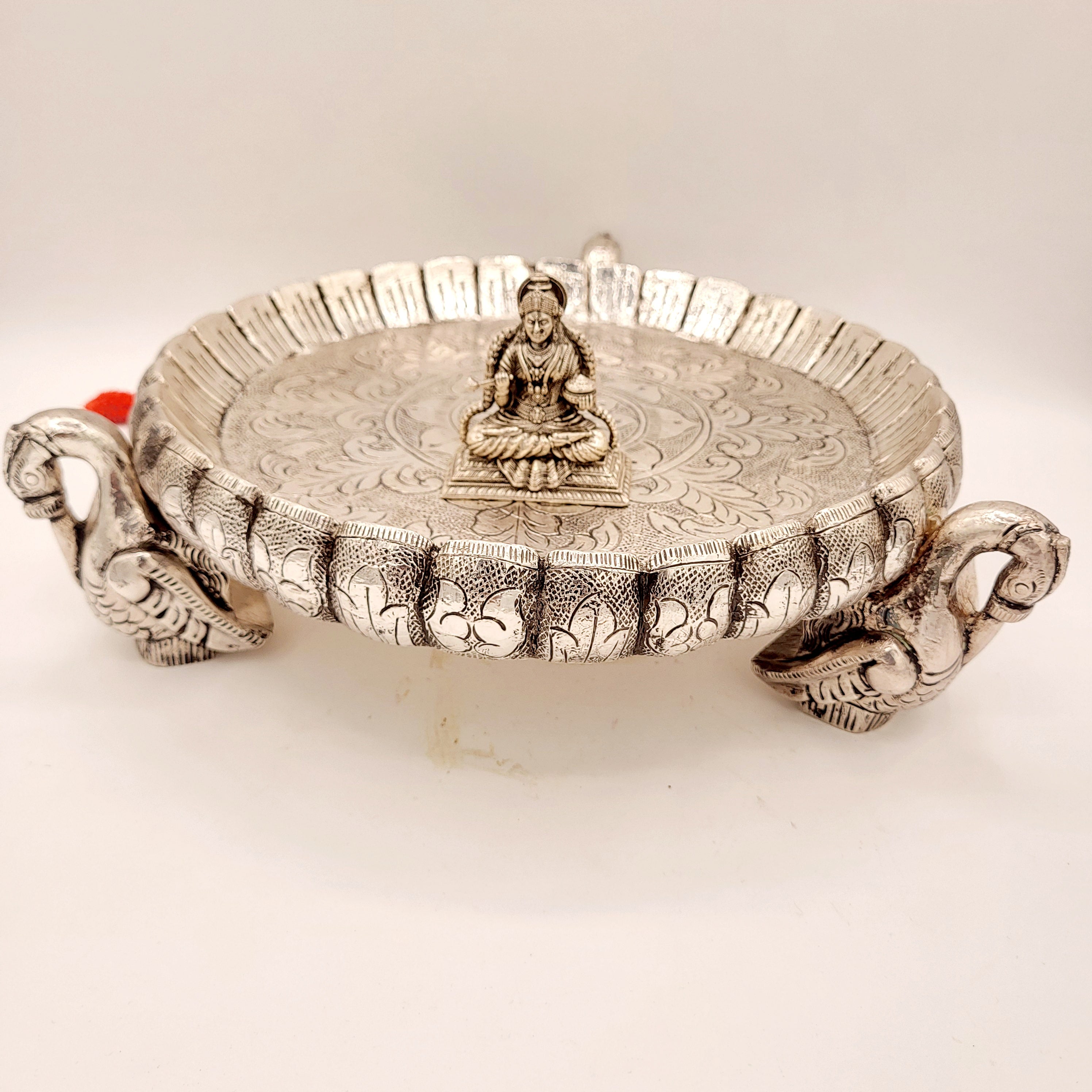 999 Silver Peetam Swan (Teak wood)