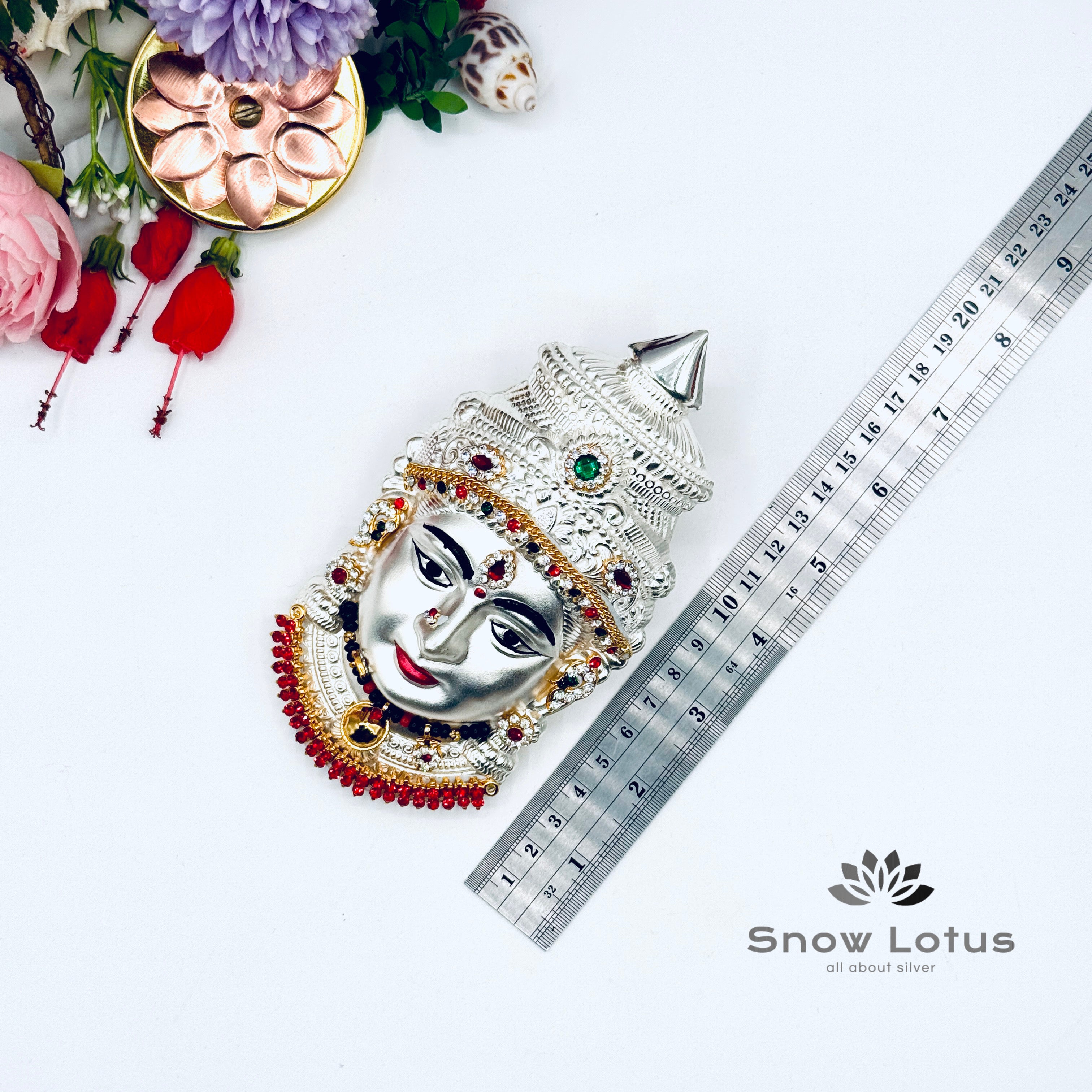 Ammavari face Matte finish Slver with Accesories M2