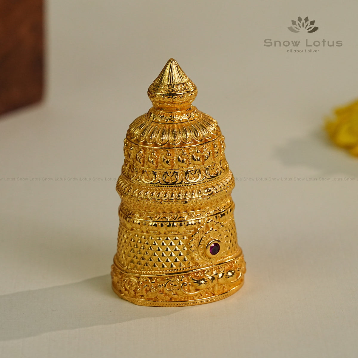22K Gold Plated Round Kireetam