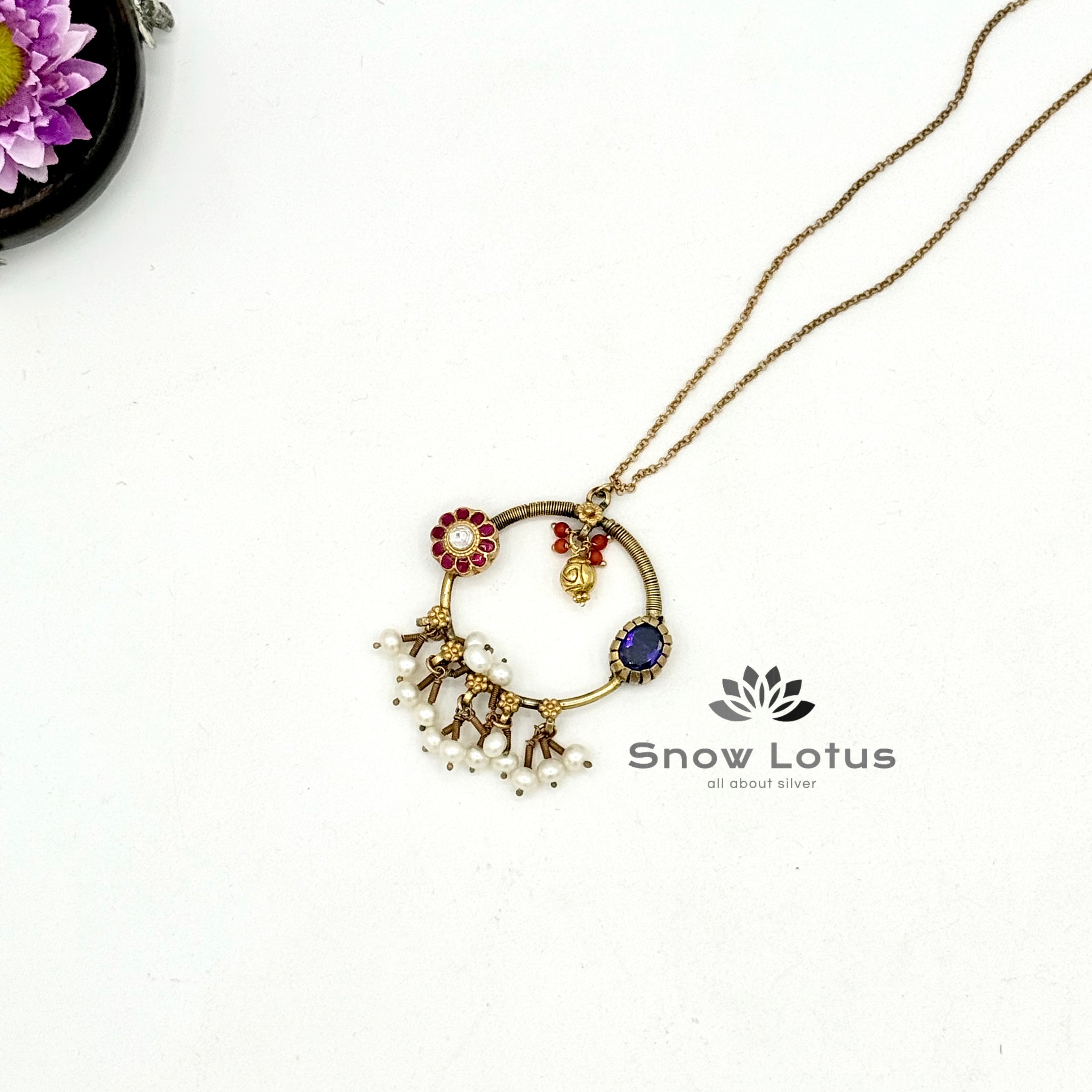 One Of A Kind Amethyst Neckpiece