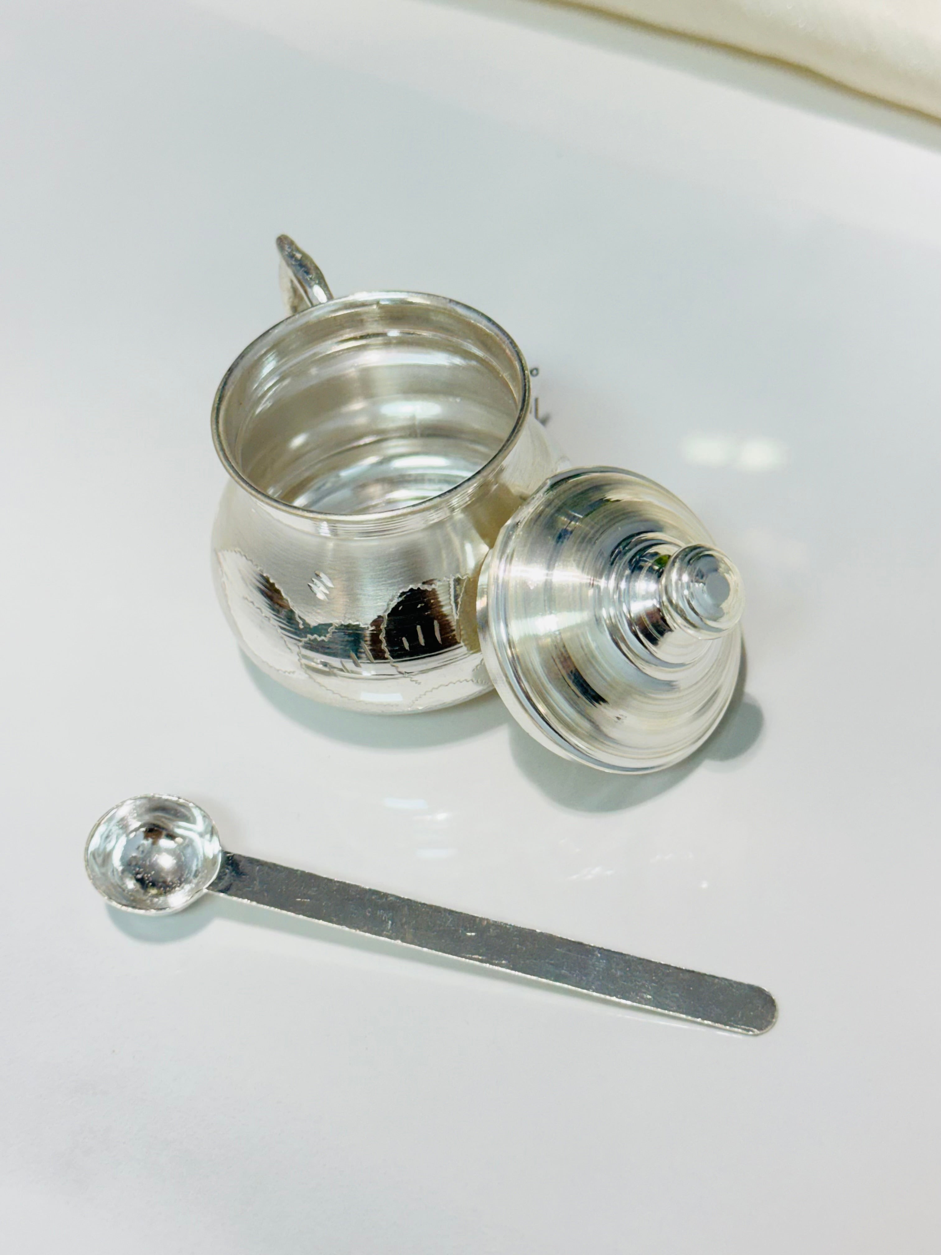 Ghee pot with spooon