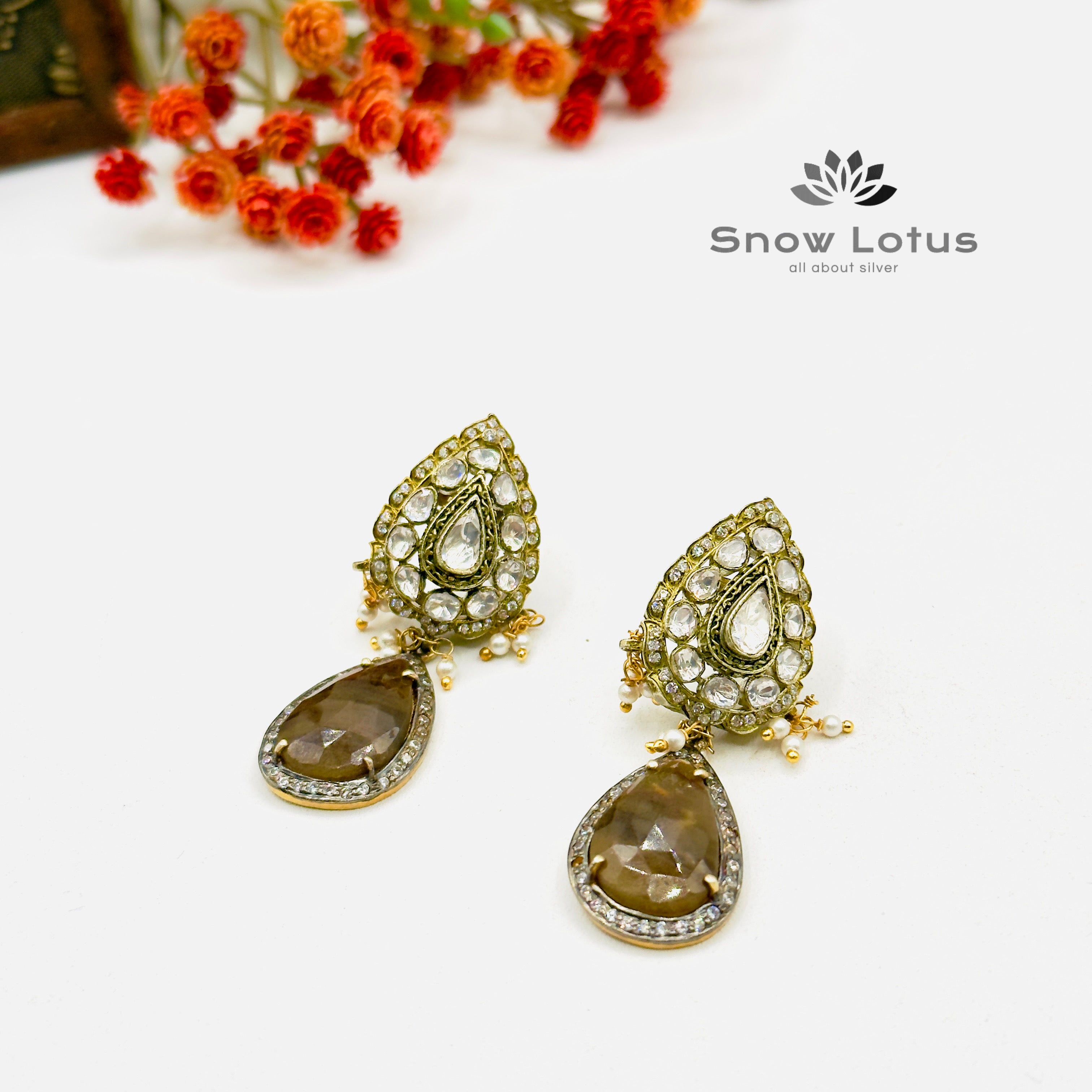 Victorian Double Drop Earrings