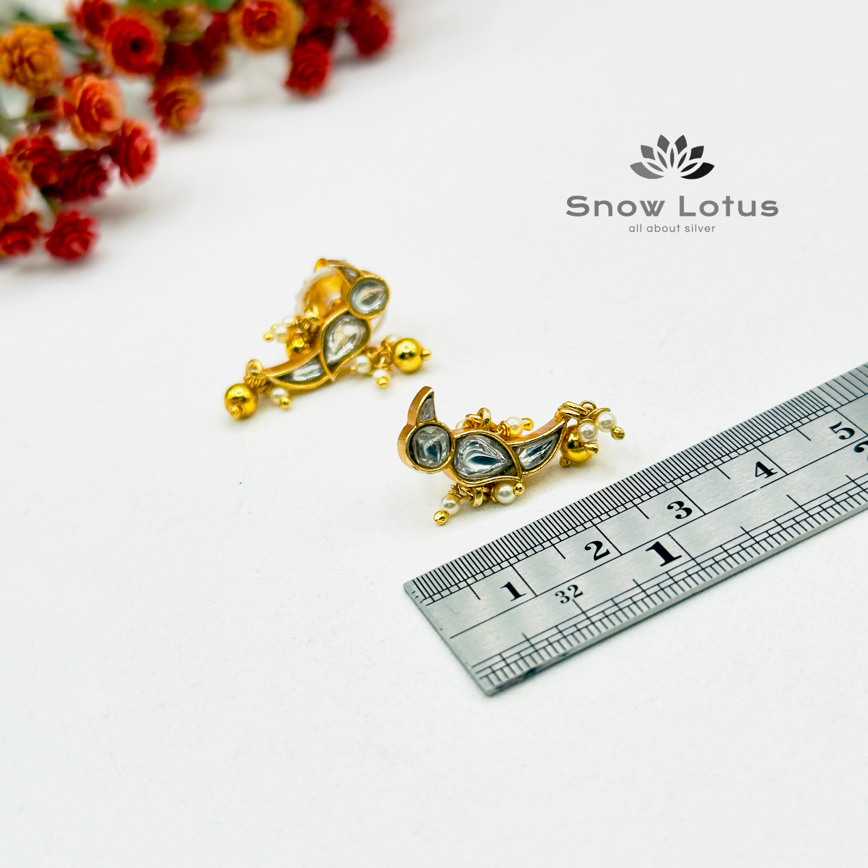Birdy Kundan Studs