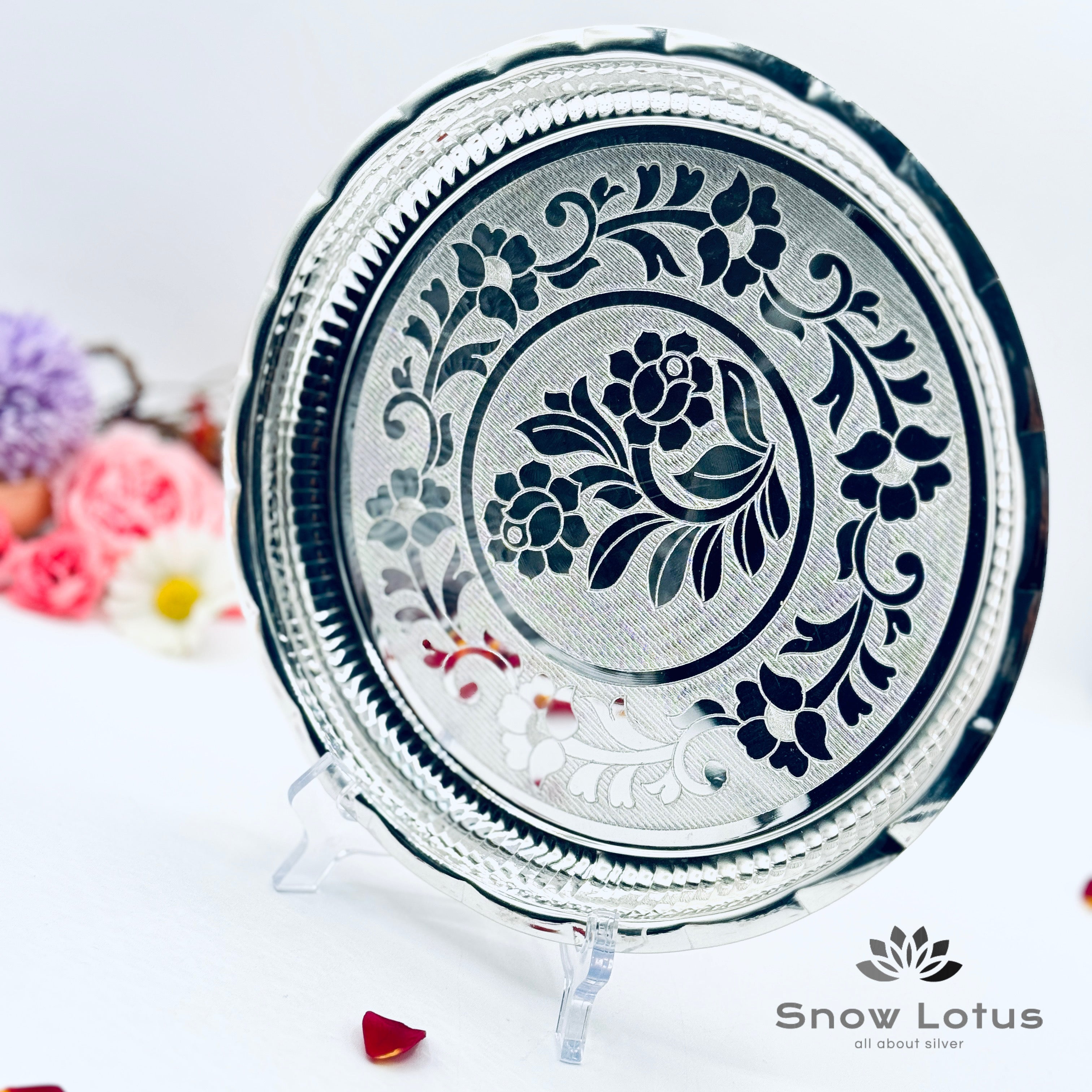 Light Weight Pooja Plates Nakshi